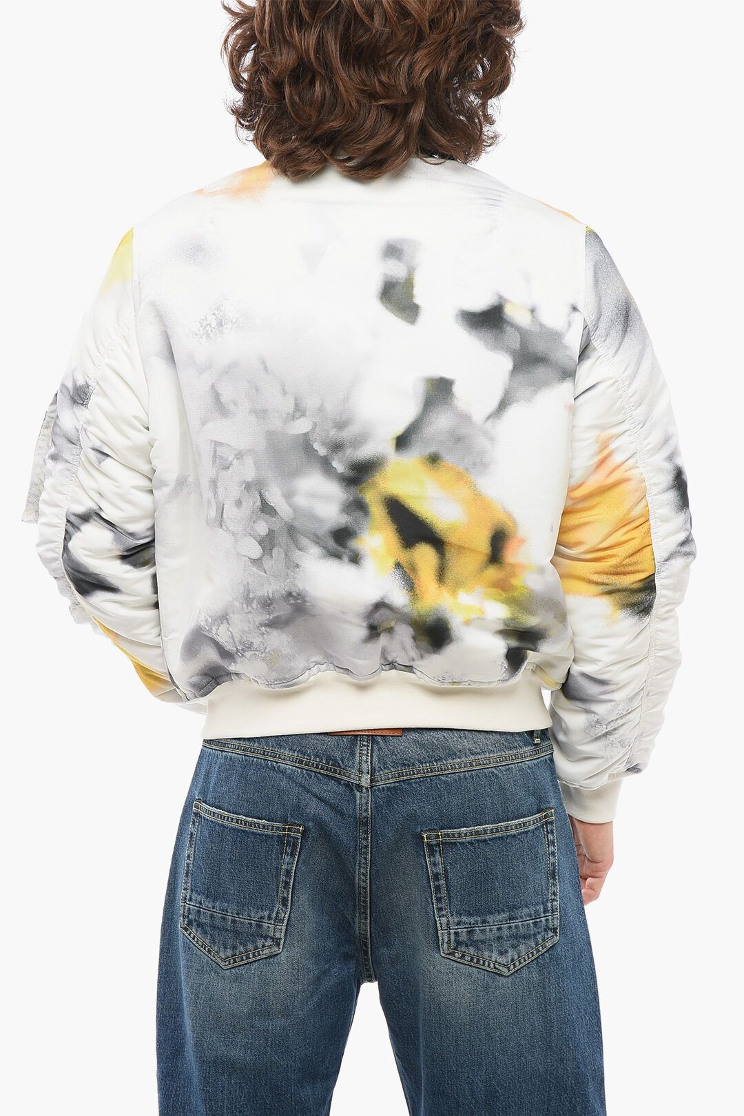 Alexander McQueen og1mm0925 Padded Bomber Jacket in Multicolor Size US M / EU 48-50 / 2 - 2 Thumbnail