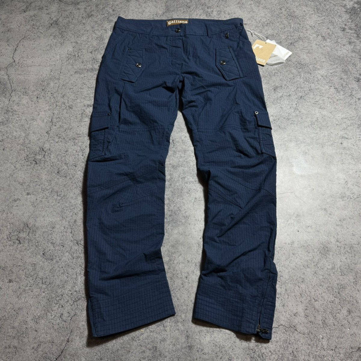 John Galliano NEW Galliano 00s Rare Cargo Pants Size 26" / US 2 / IT 38 - 1 Thumbnail