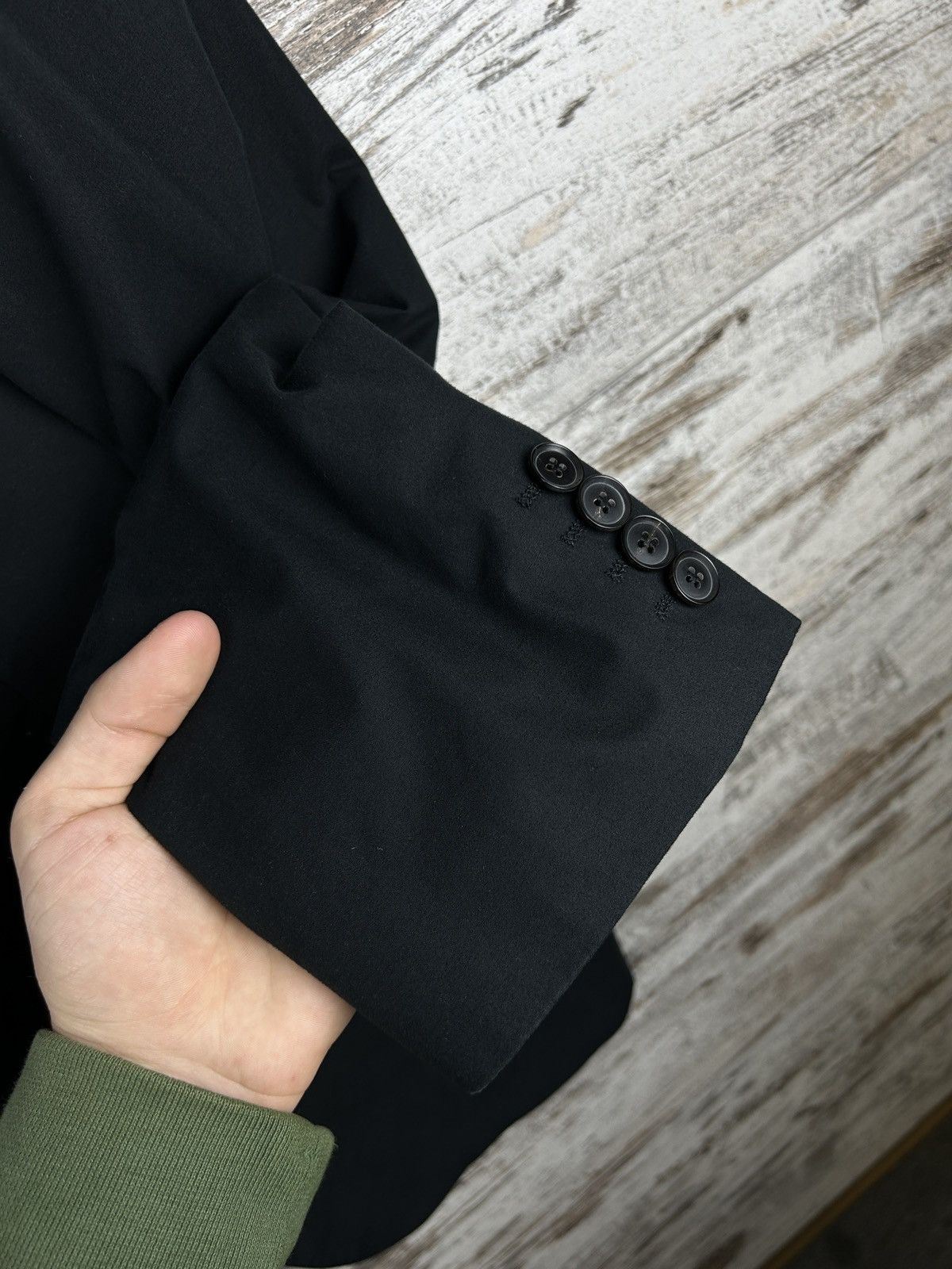 Hugo Boss Mens Vintage Hugo Boss blazer size XL black jacket rare Size 46S - 6 Thumbnail