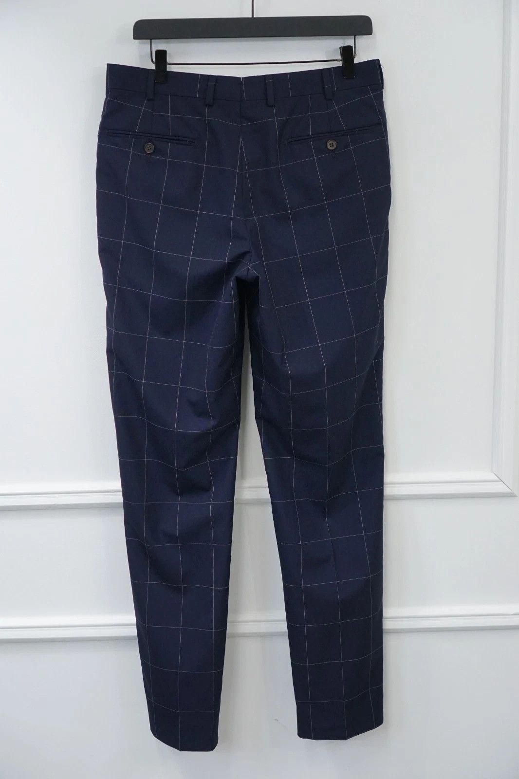 Suitsupply Men Suitsupply Pants Navy Blue Wool Size UK/US34 Size 34R - 2 Thumbnail