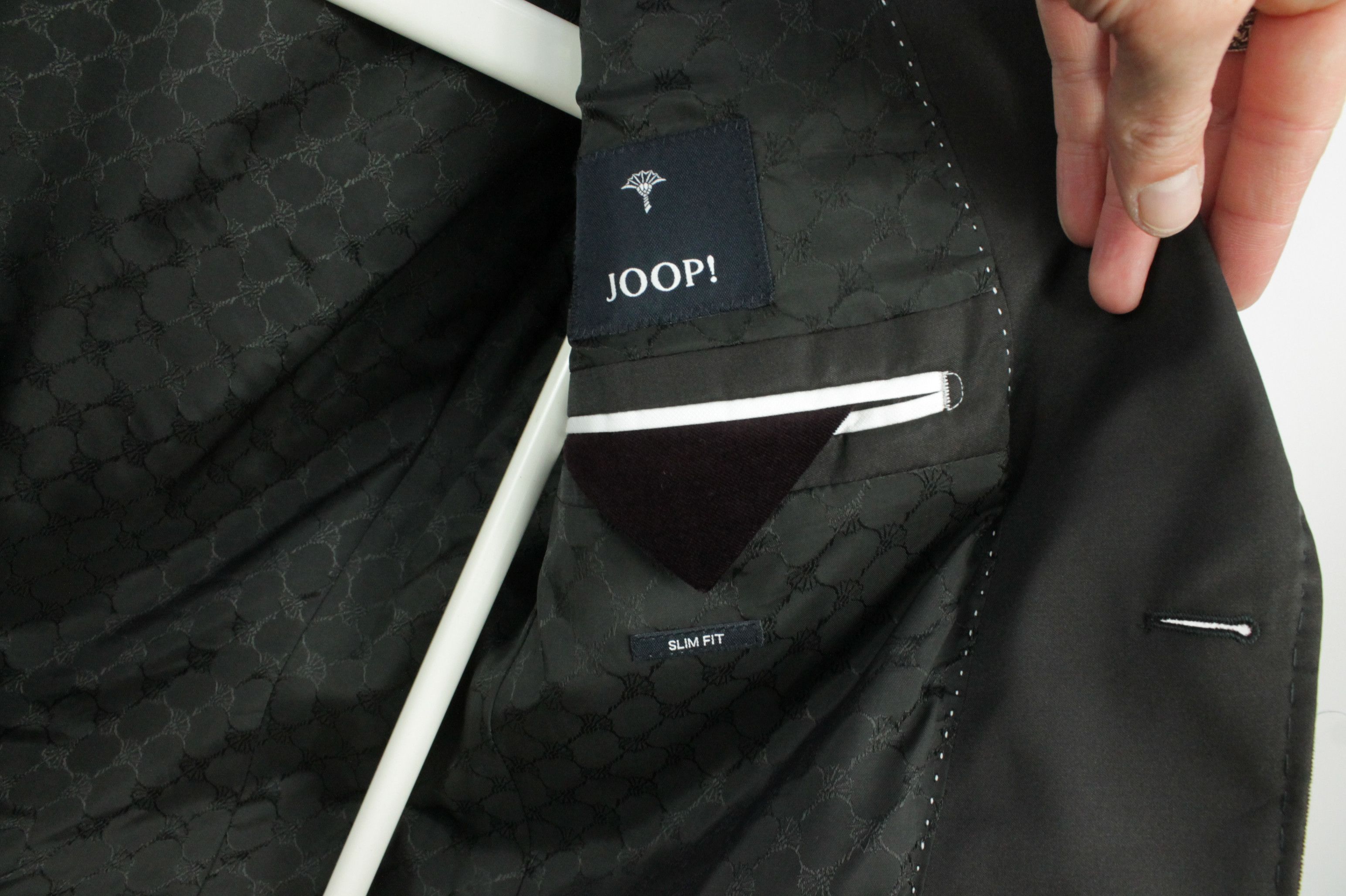Joop! Joop! Slim Fit Velvet Hilarious Bordeux Blazer Jacket Size US M / EU 48-50 / 2 - 11 Thumbnail