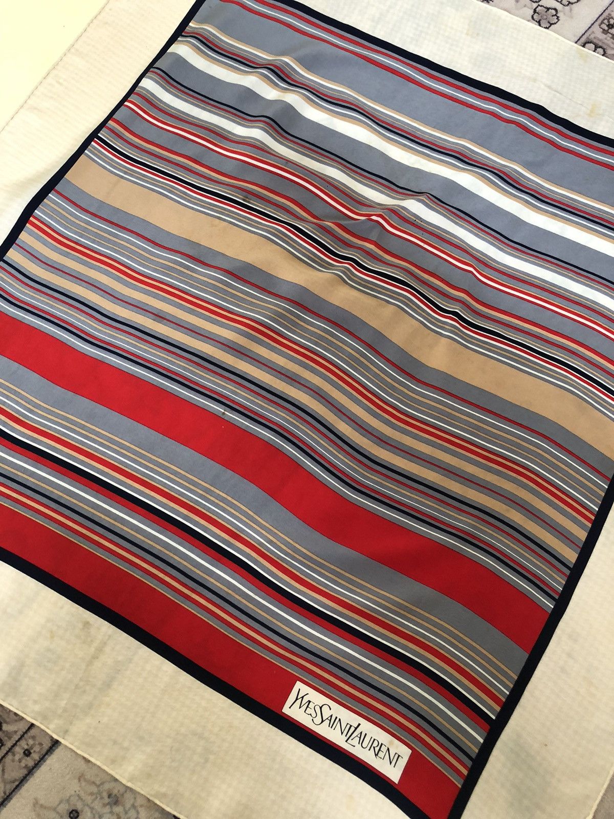 Yves Saint Laurent Vintage YSL Scarves Silk Yves Saint Laurent Size ONE SIZE - 4 Thumbnail