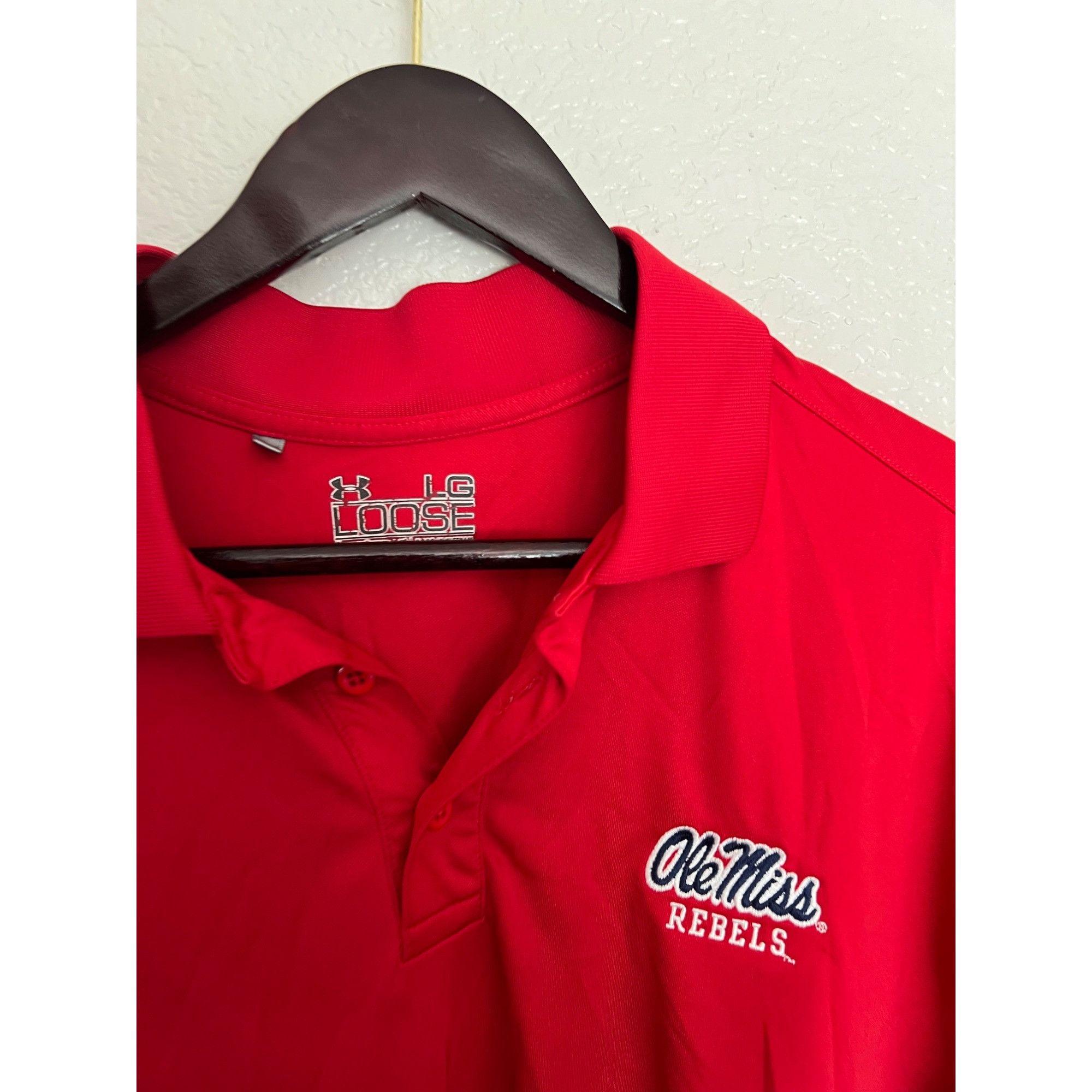 Under Armour Under Armour Ole Miss Rebels Polo Shirt - Size L Size US L / EU 52-54 / 3 - 2 Thumbnail