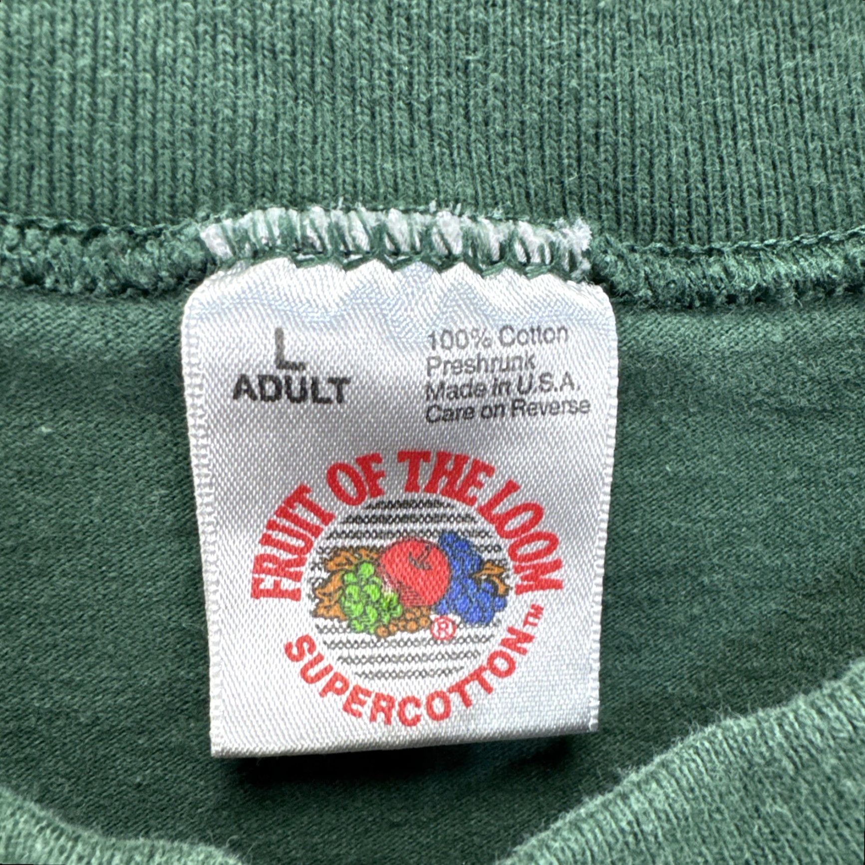 Fruit Of The Loom VINTAGE Michigan State Spartans Shirt MSU University 90s Size US L / EU 52-54 / 3 - 3 Thumbnail