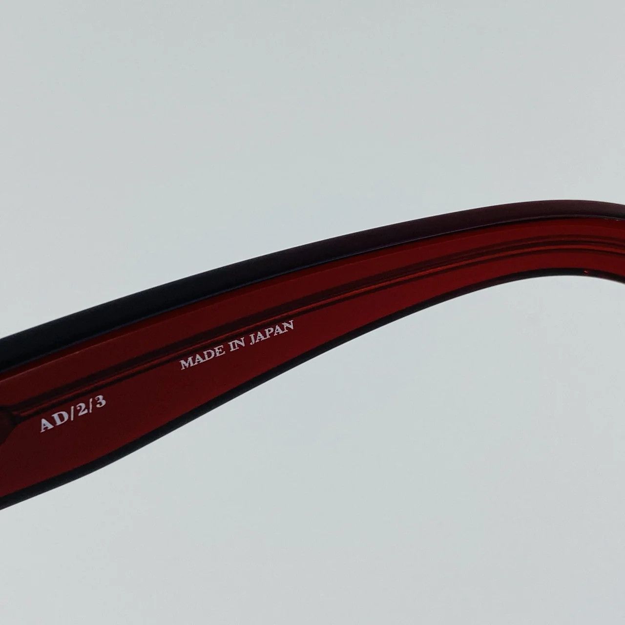 Ann Demeulemeester Ann Demeulemeester Sunglasses Flat Top Bordeaux Red and Blue Size ONE SIZE - 7 Thumbnail