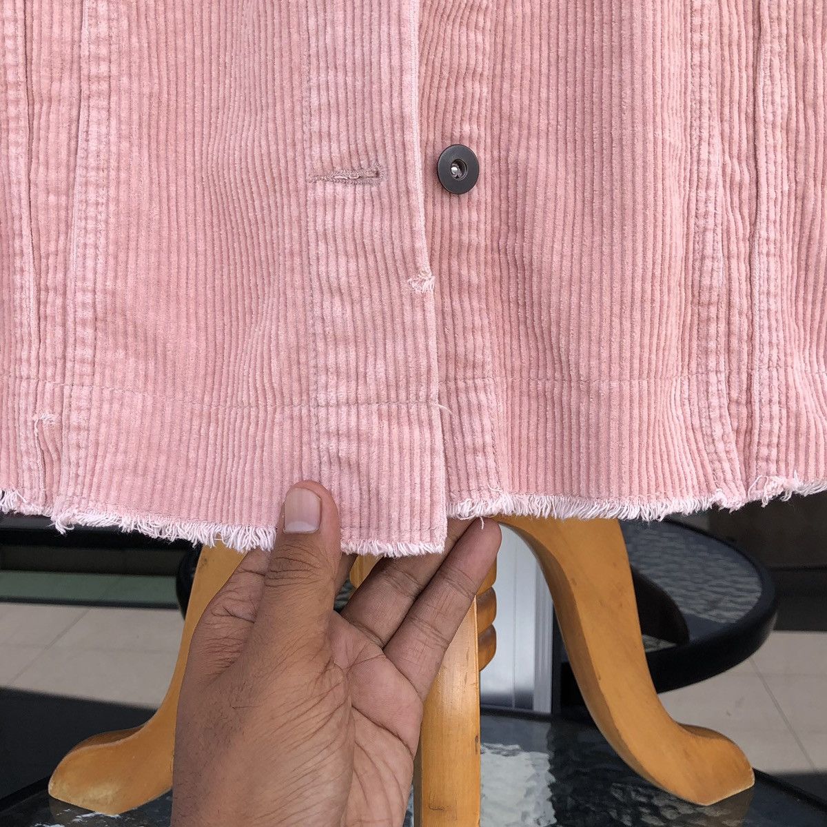 Zara Zara Pink Oversize Corduroy Jacket Size M / US 6-8 / IT 42-44 - 9 Thumbnail
