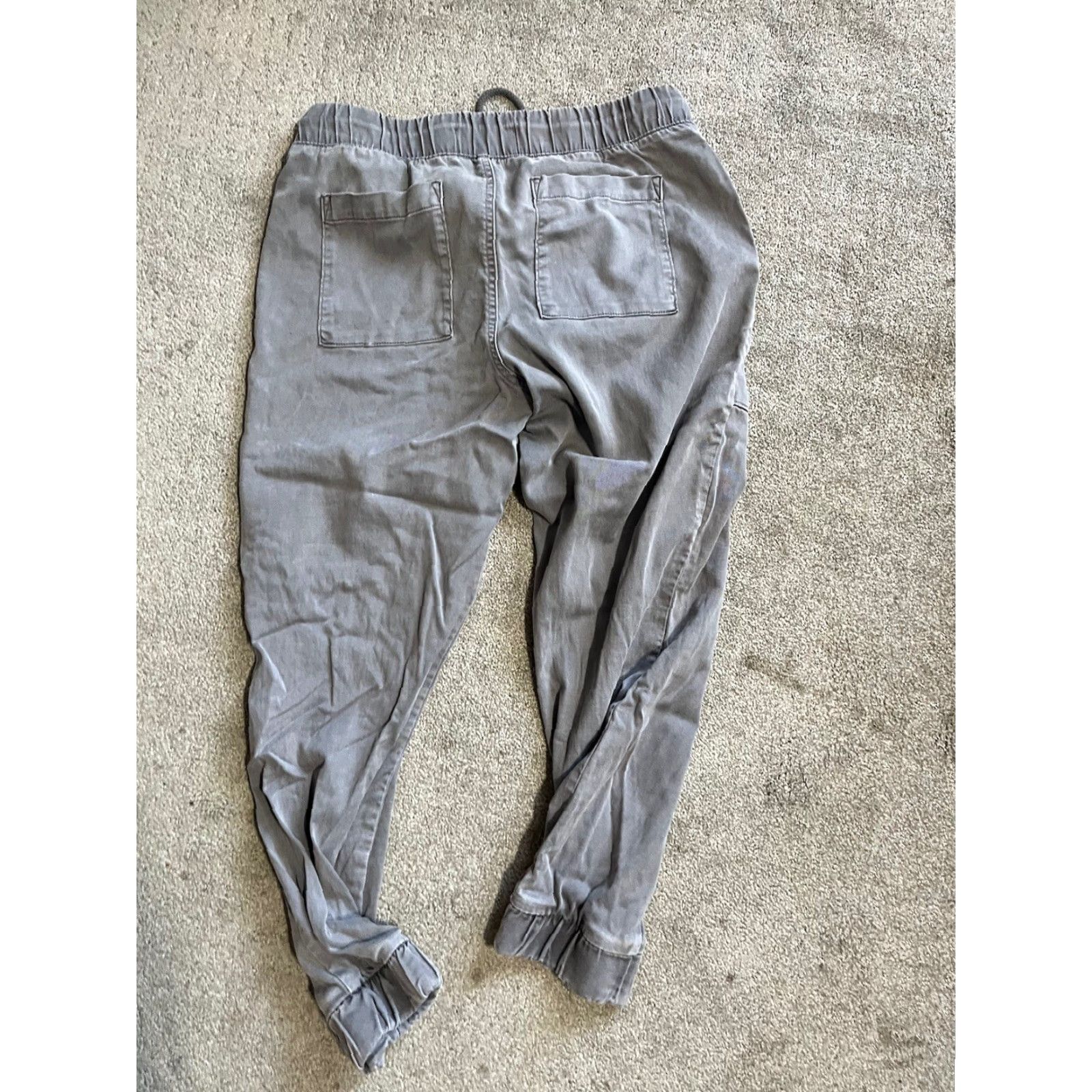 CLOT Cloth & Stone Jogger Pants Medium Gray Tencel Lyocell Drawstring Cuffs Womens Size 32" / US 10 / IT 46 - 3 Thumbnail