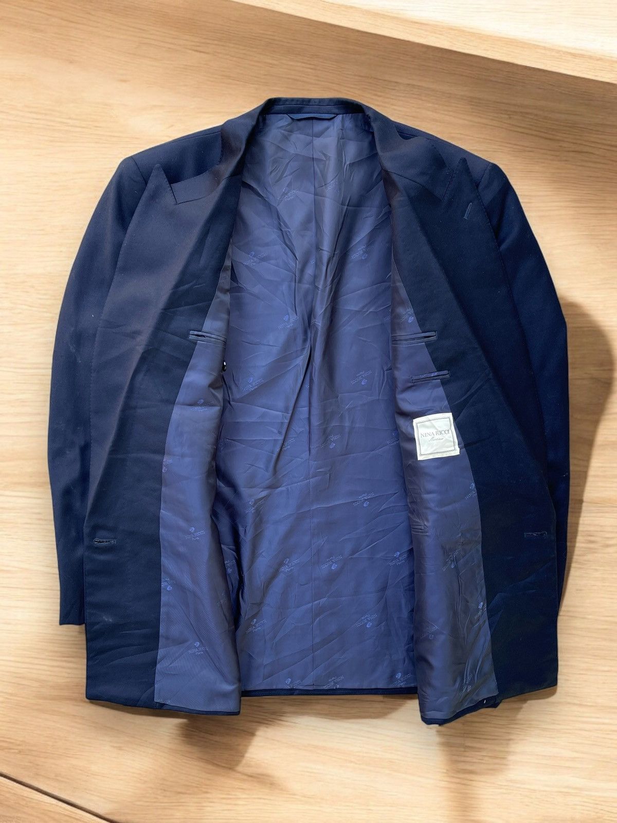 Designer × Japanese Brand × Vintage 🔥Vintage Nina Ricci Men's Double Breasted Blazer Jacket Size US M / EU 48-50 / 2 - 3 Thumbnail