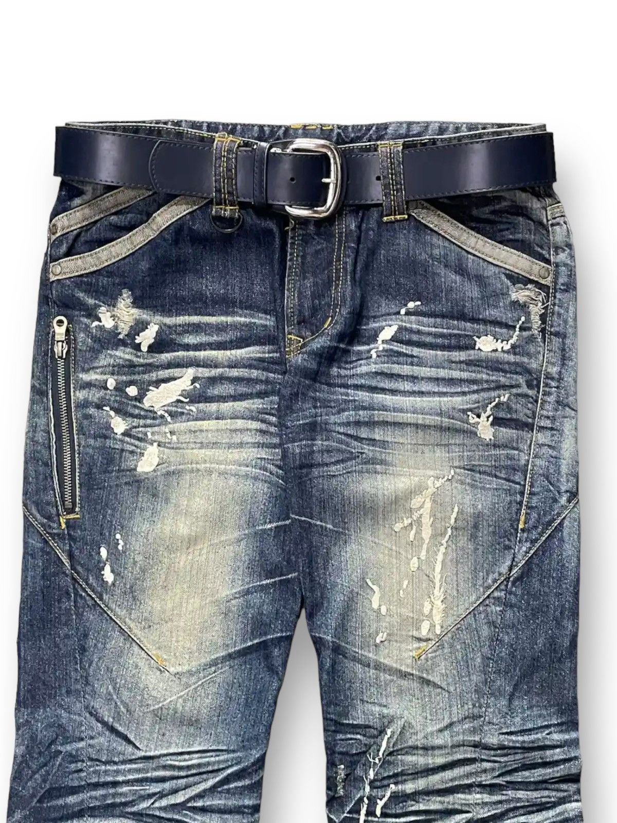 Hysteric Glamour × If Six Was Nine Vintage Hideaways Nicole Splash With Leather Vintage Belt Size US 30 / EU 46 - 5 Thumbnail