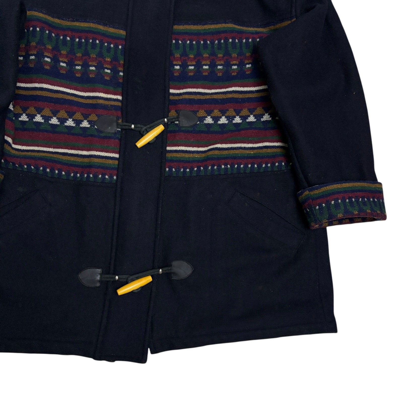 Vintage VINTAGE INUIT WOOL Retro Winter Pea Coat Womens Medium Size M / US 6-8 / IT 42-44 - 6 Thumbnail