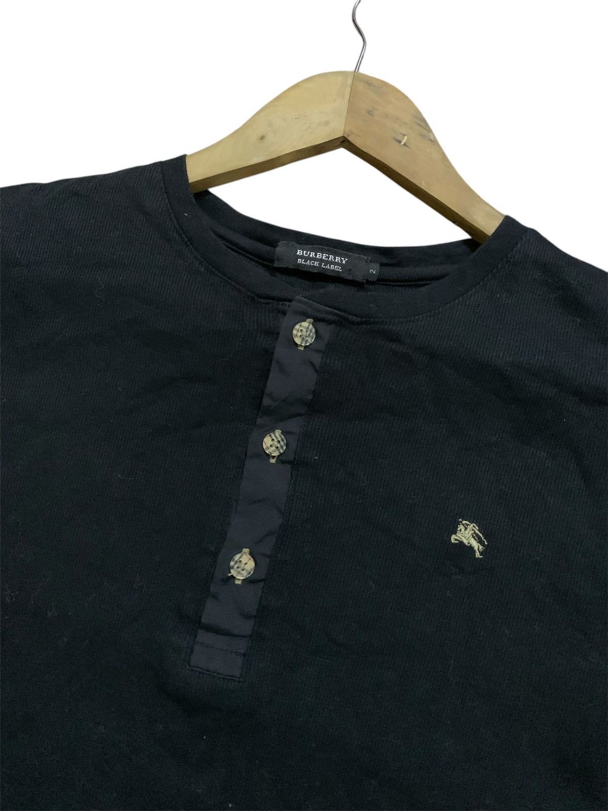 Burberry Burberry Novacheck Button Black Shirt Size S / US 4 / IT 40 - 4 Thumbnail