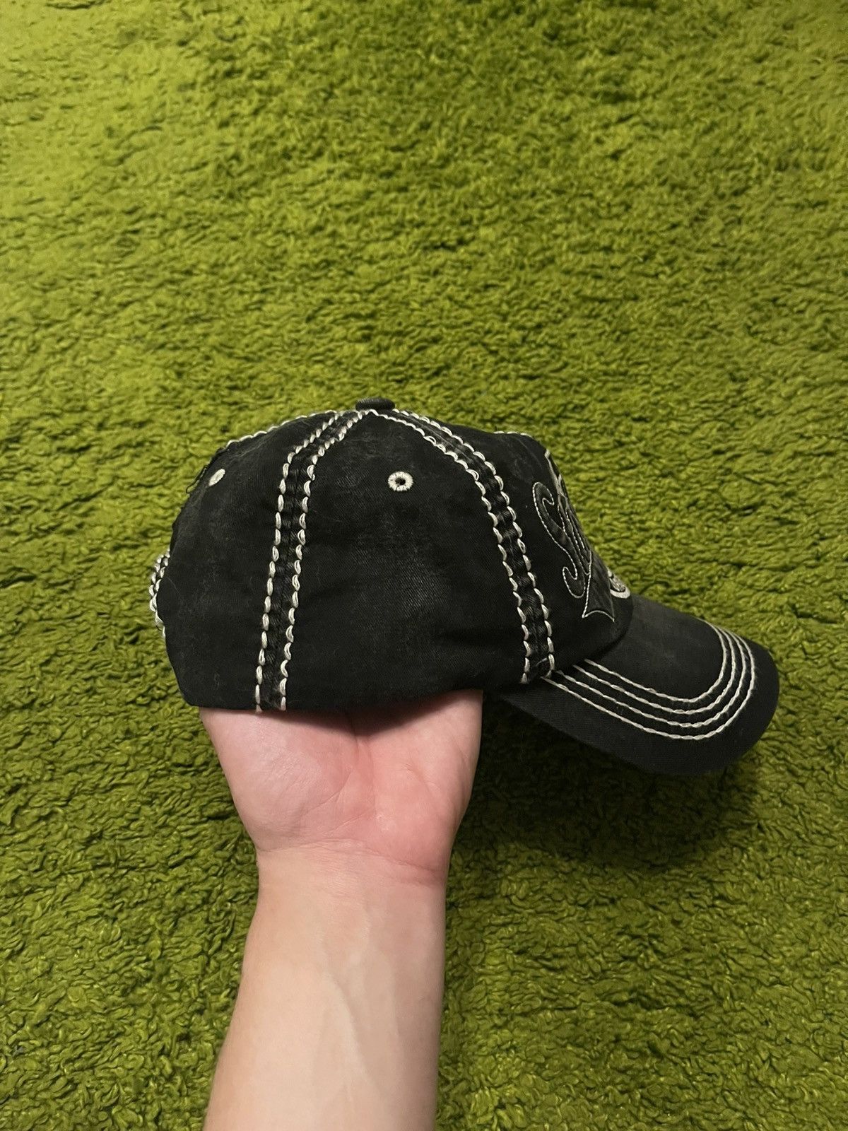 Robin Ruth Robin Ruth Stockholm vintage Y2K vive embroidered cap Size ONE SIZE - 4 Thumbnail