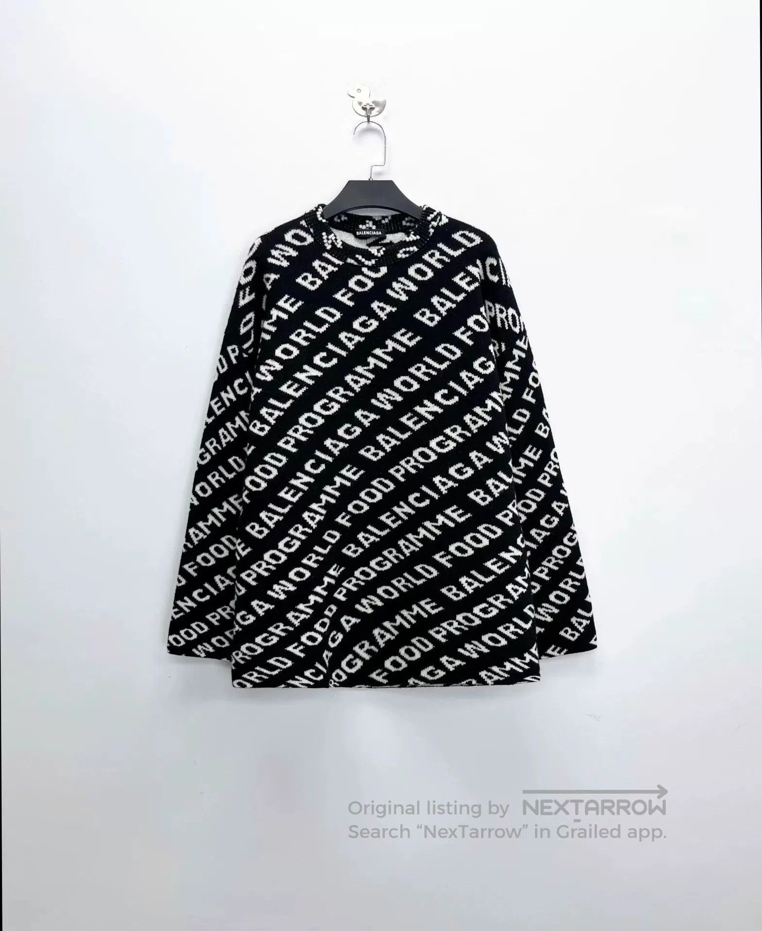 Balenciaga Balenciaga World Food Programme Knitted Sweater. Size US M / EU 48-50 / 2 - 1 Thumbnail