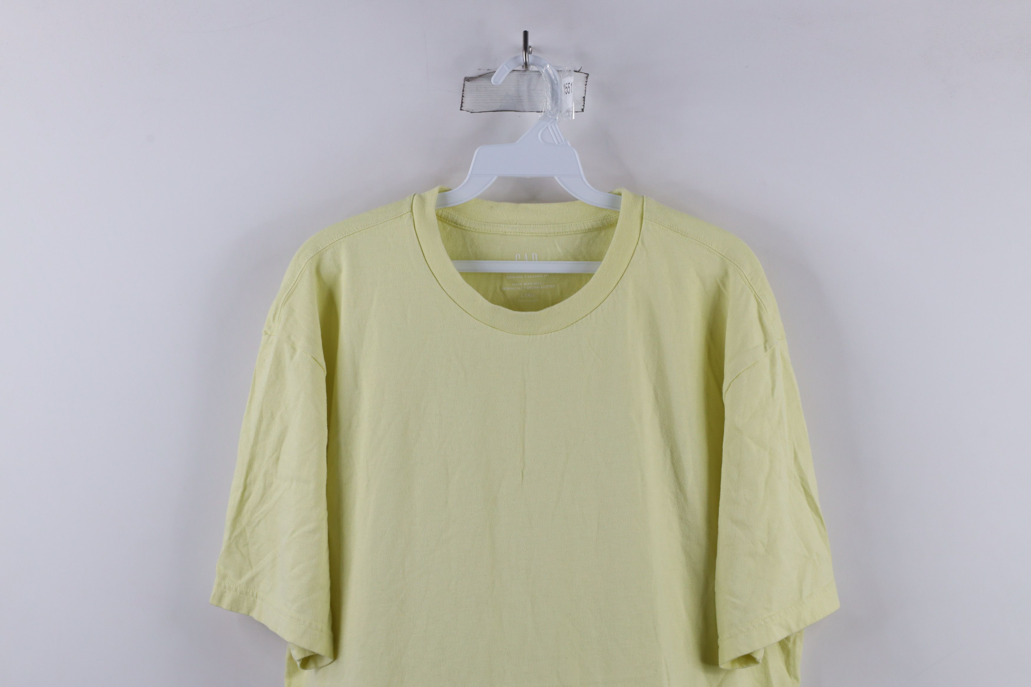 Gap × Vintage Vintage Gap Blank Organic Cotton Short Sleeve T-Shirt Volt Size US L / EU 52-54 / 3 - 2 Thumbnail