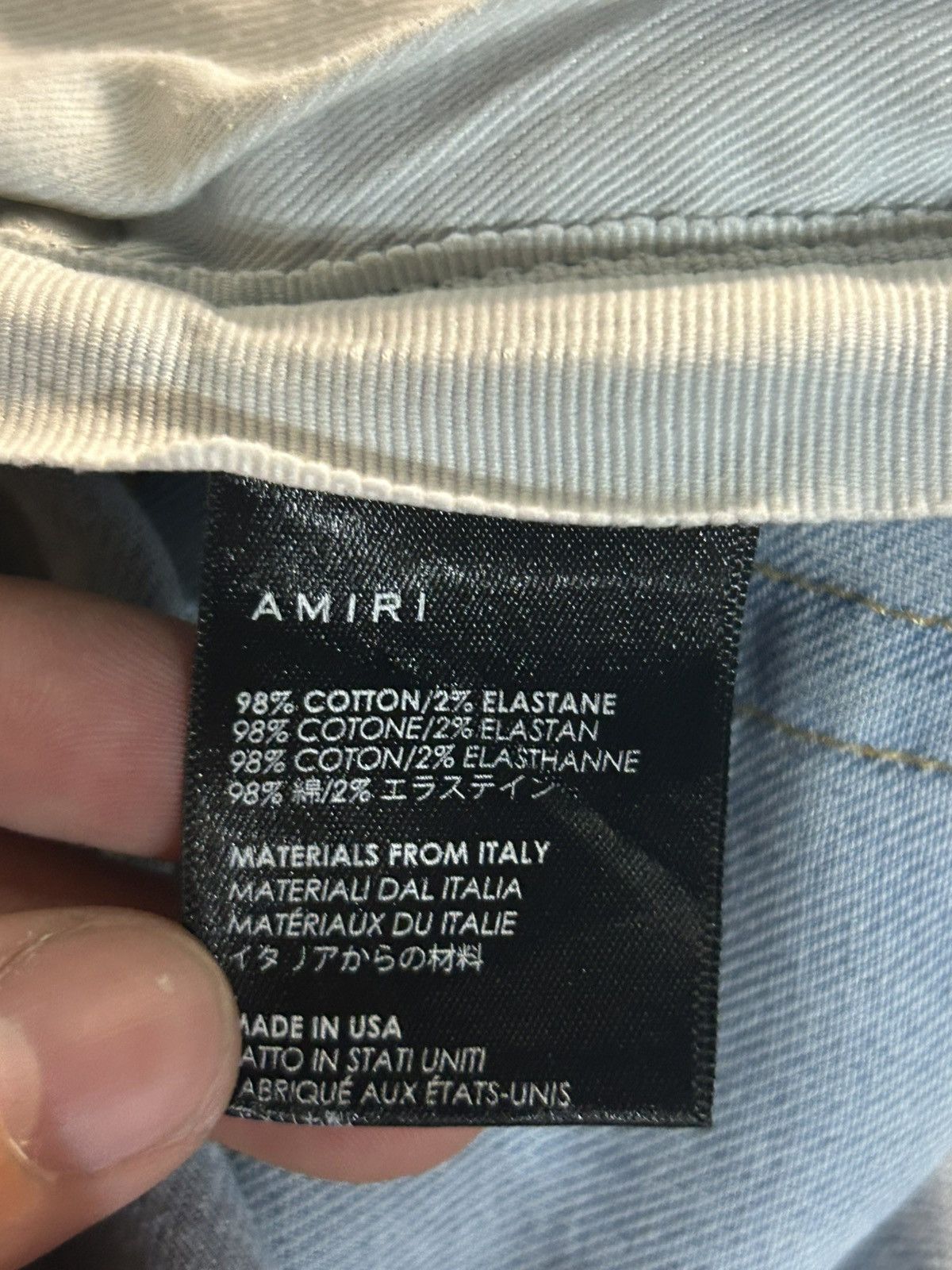 Amiri Amiri Multi Color Patch Jeans Size US 34 / EU 50 - 6 Thumbnail
