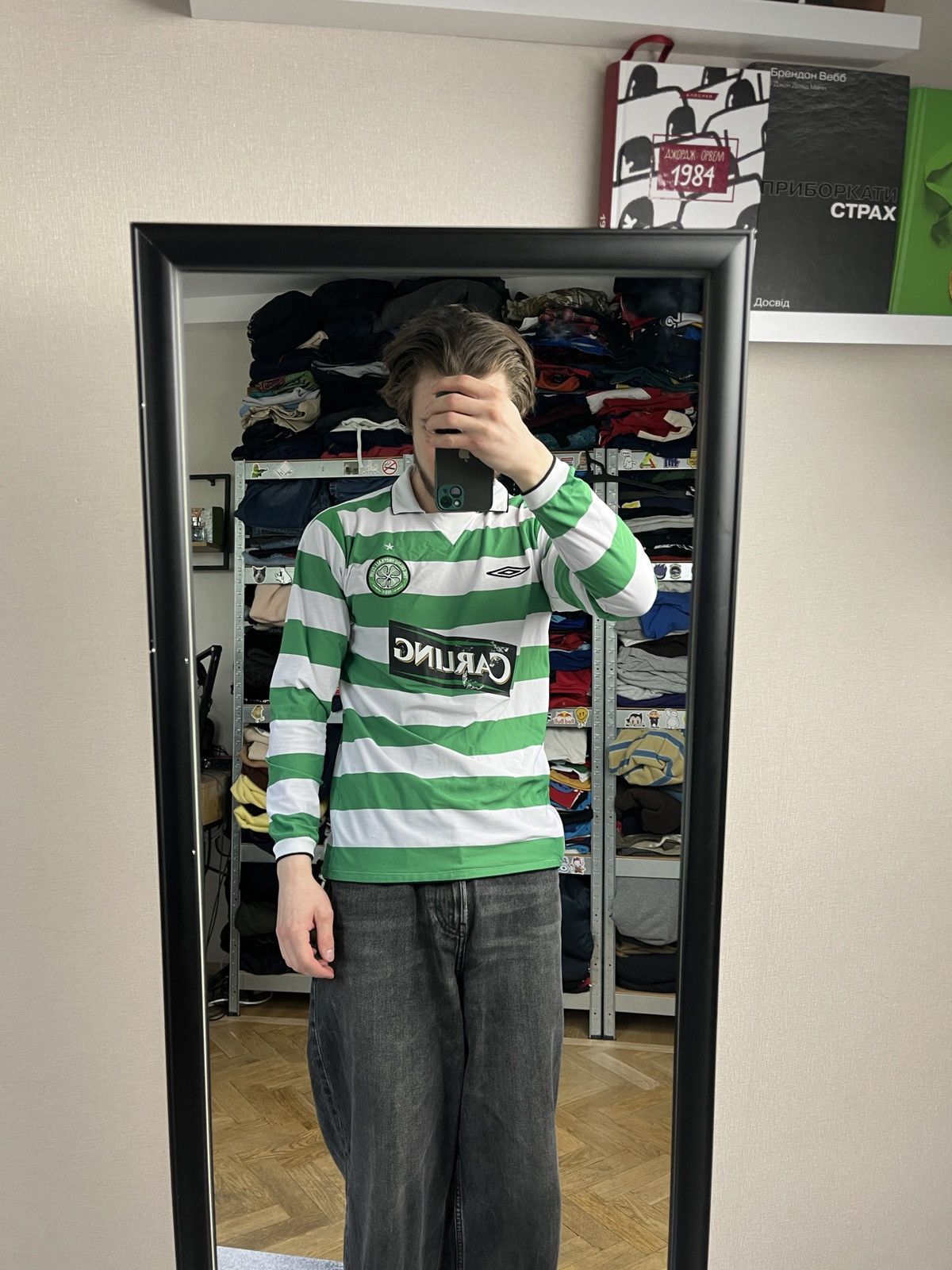 Umbro Celtic 2004/2005 Home Soccer Jersey Umbro Shirt Long Sleeve Size US M / EU 48-50 / 2 - 2 Thumbnail