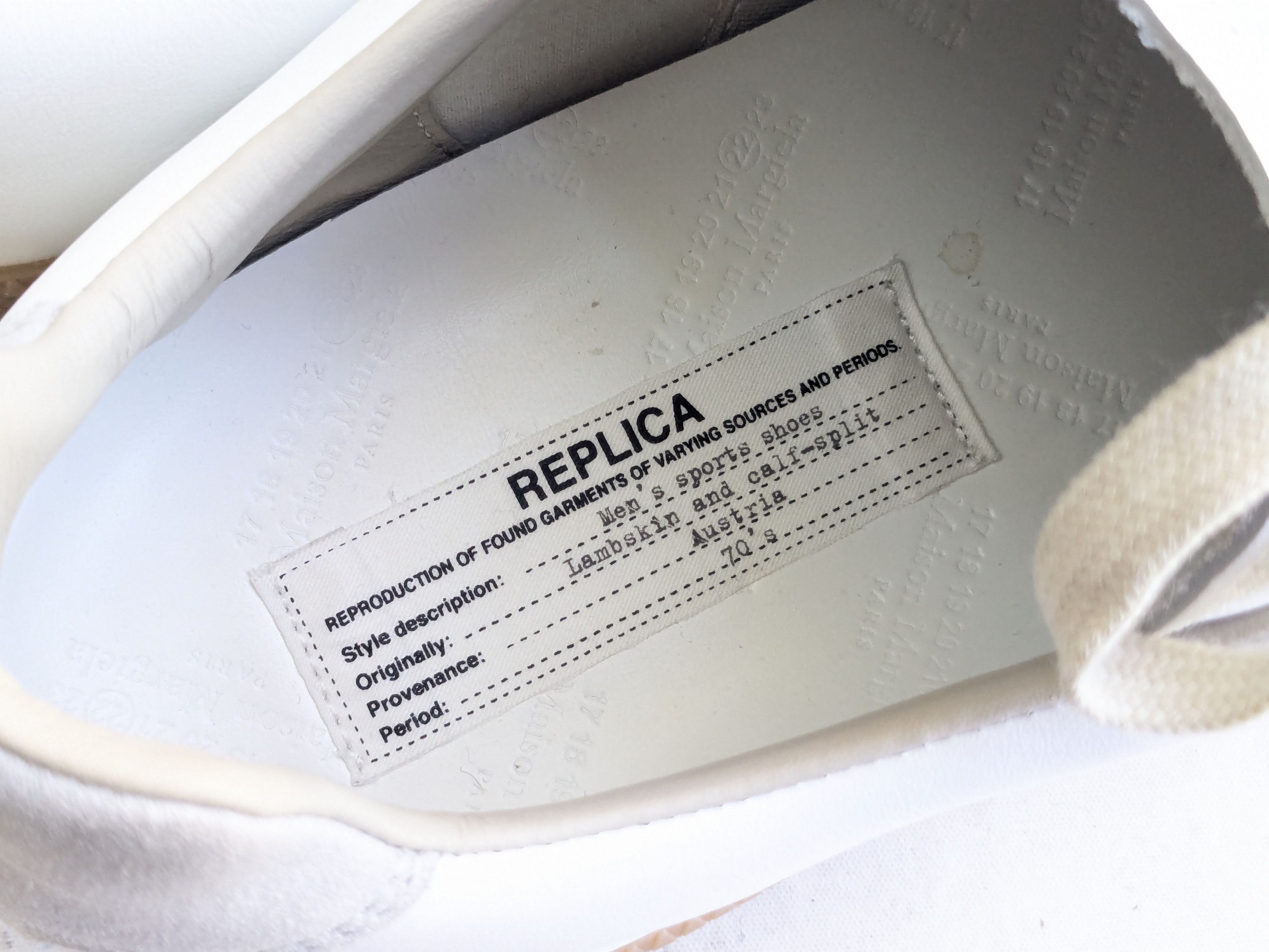 Maison Margiela Maison Margiela GAT Replica White Gray 16 49 Low Size US 15 / EU 48 - 10 Thumbnail