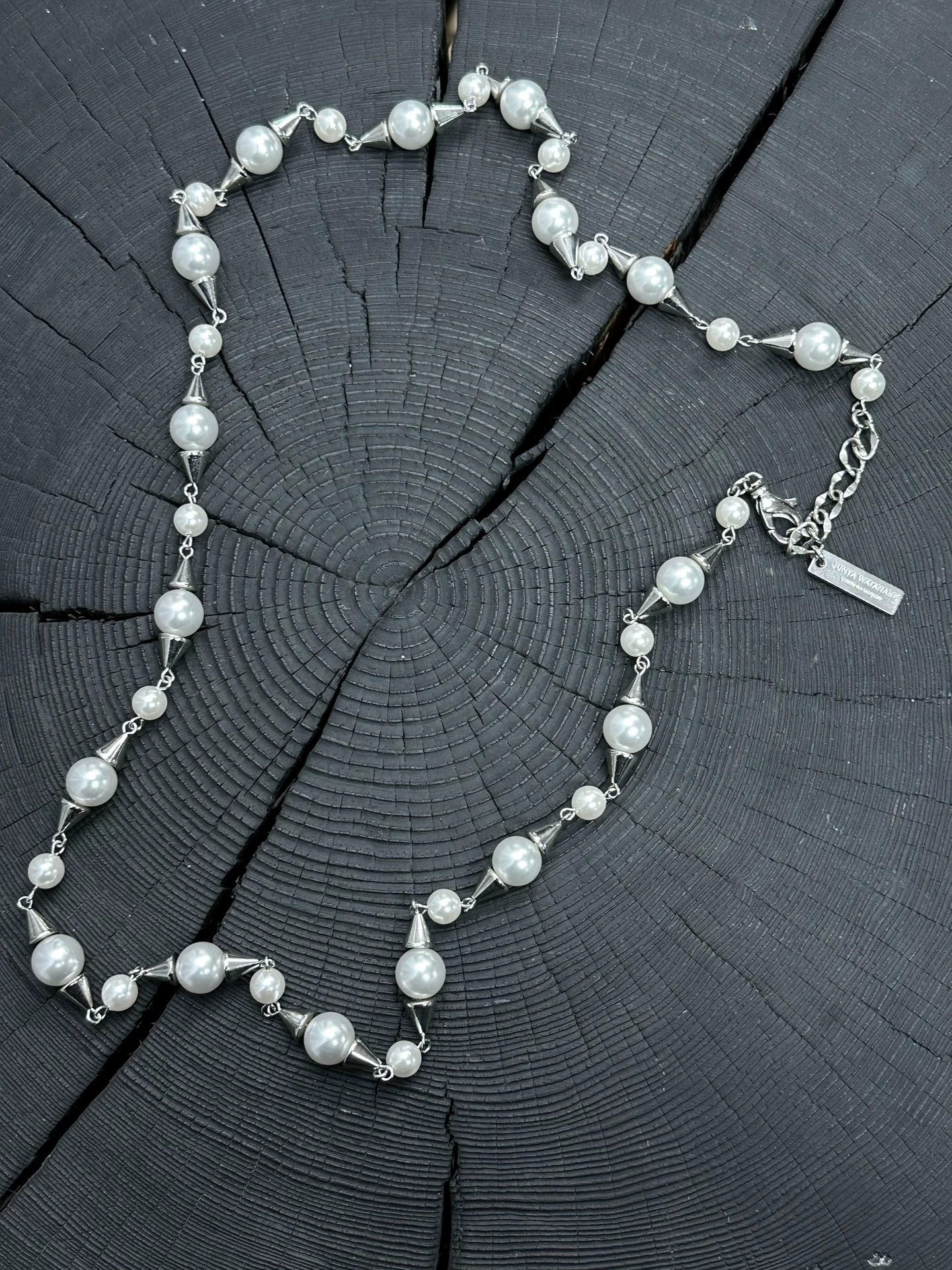 Junya Watanabe Junya Watanabe Pearl Studded Necklace Size ONE SIZE - 1 Thumbnail