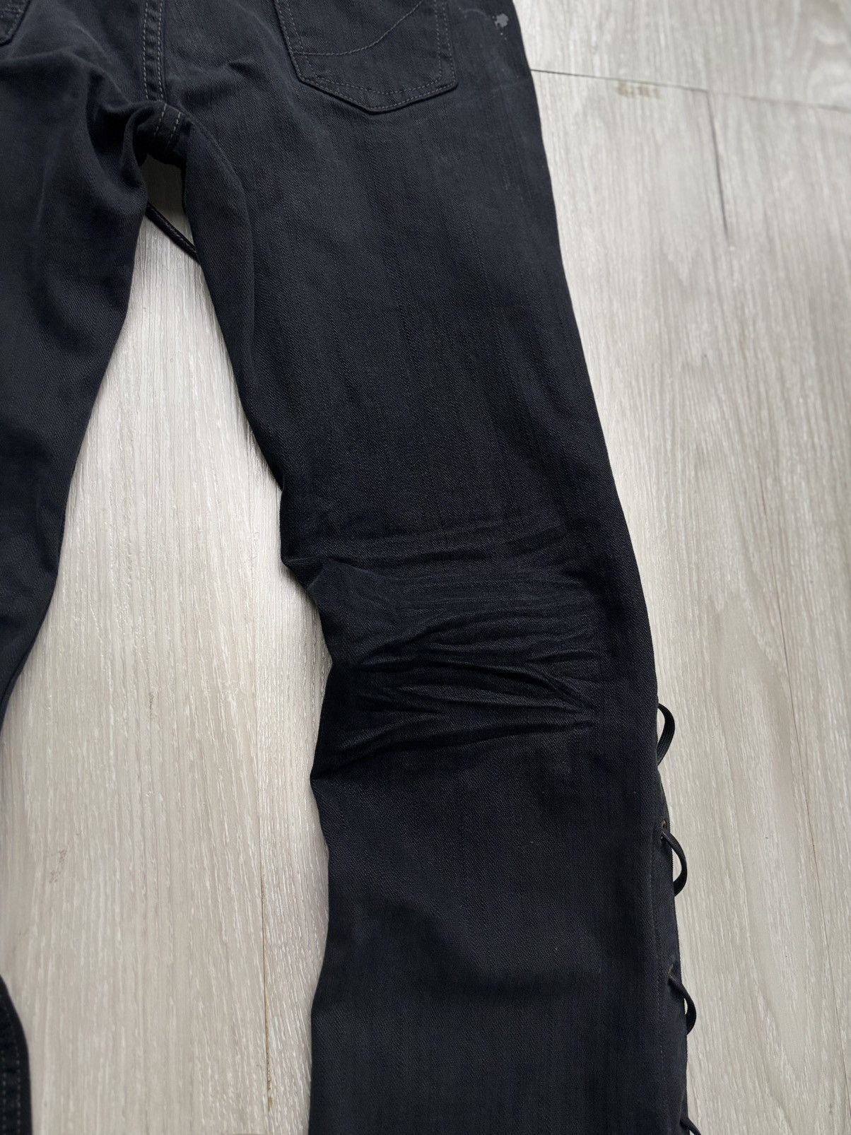Japanese Brand Bobson lace-up flare jeans Size US 26 / EU 42 - 6 Thumbnail