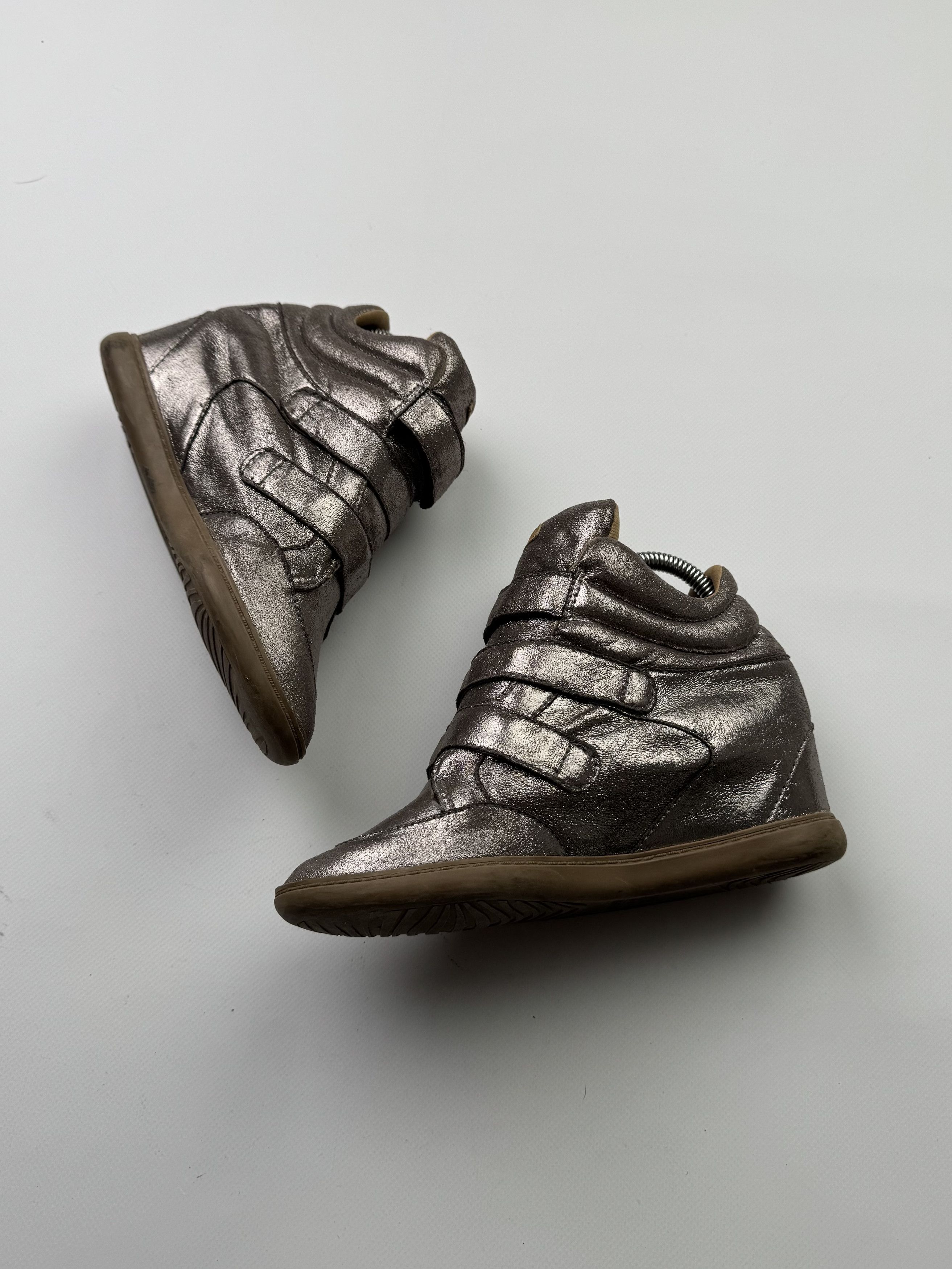 Vintage Vintage Hi-Top Sneakers B565(V464)E2 Size US 7 / IT 37 - 4 Thumbnail