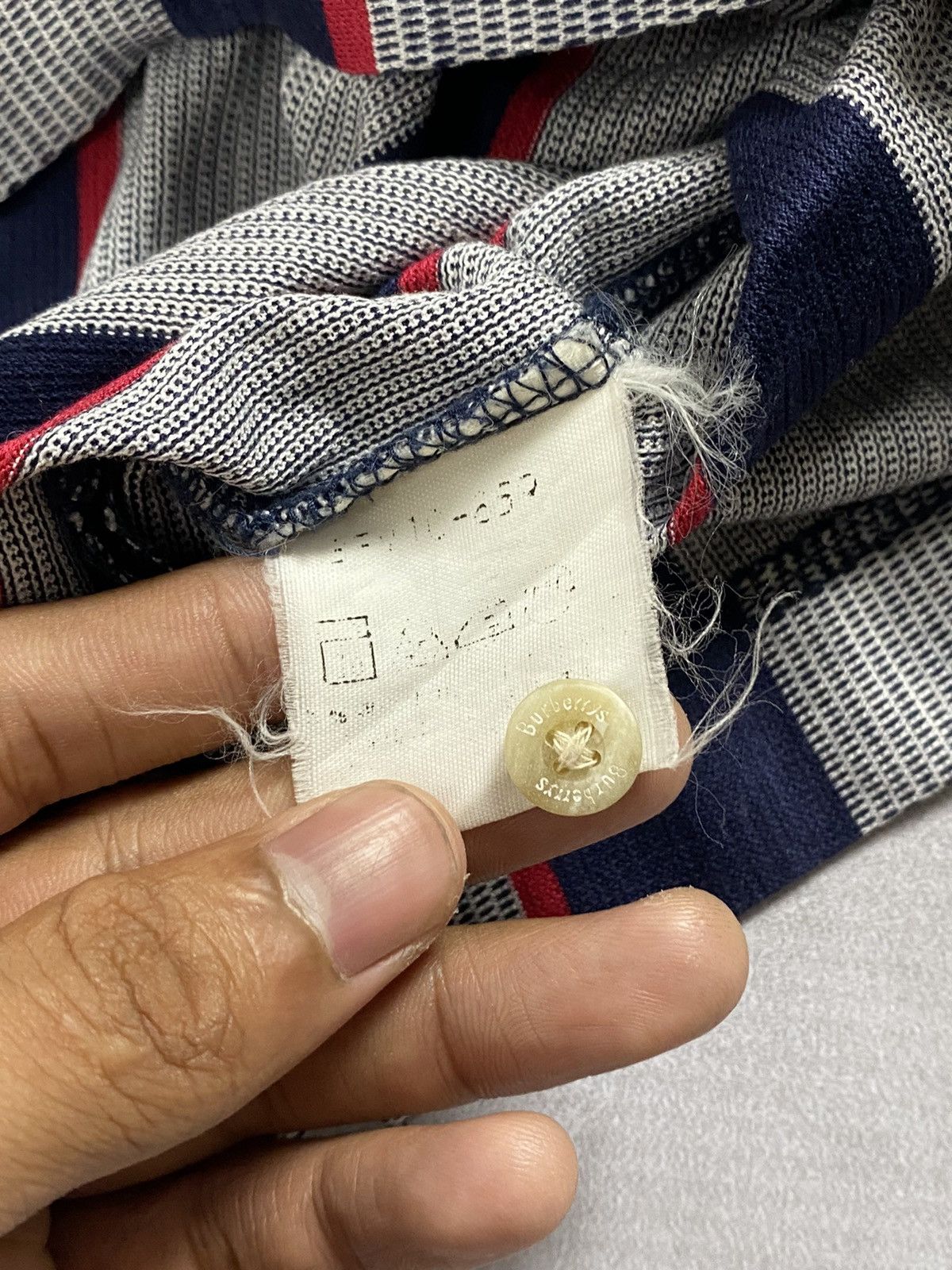 Burberry Vintage Burberrys Polo Shirt Size US L / EU 52-54 / 3 - 9 Thumbnail
