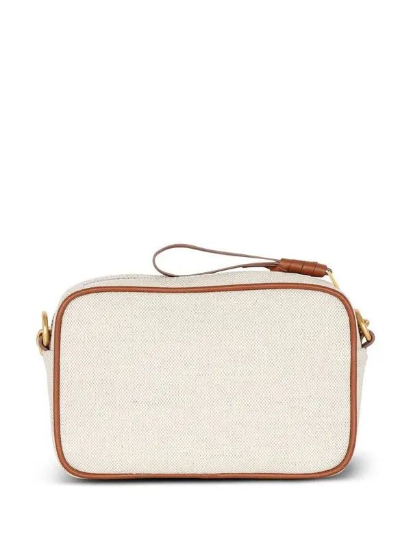 Balmain o1s1wg110825 OS/ B-Army Canvas Mini Bag in Brown Size ONE SIZE - 2 Thumbnail