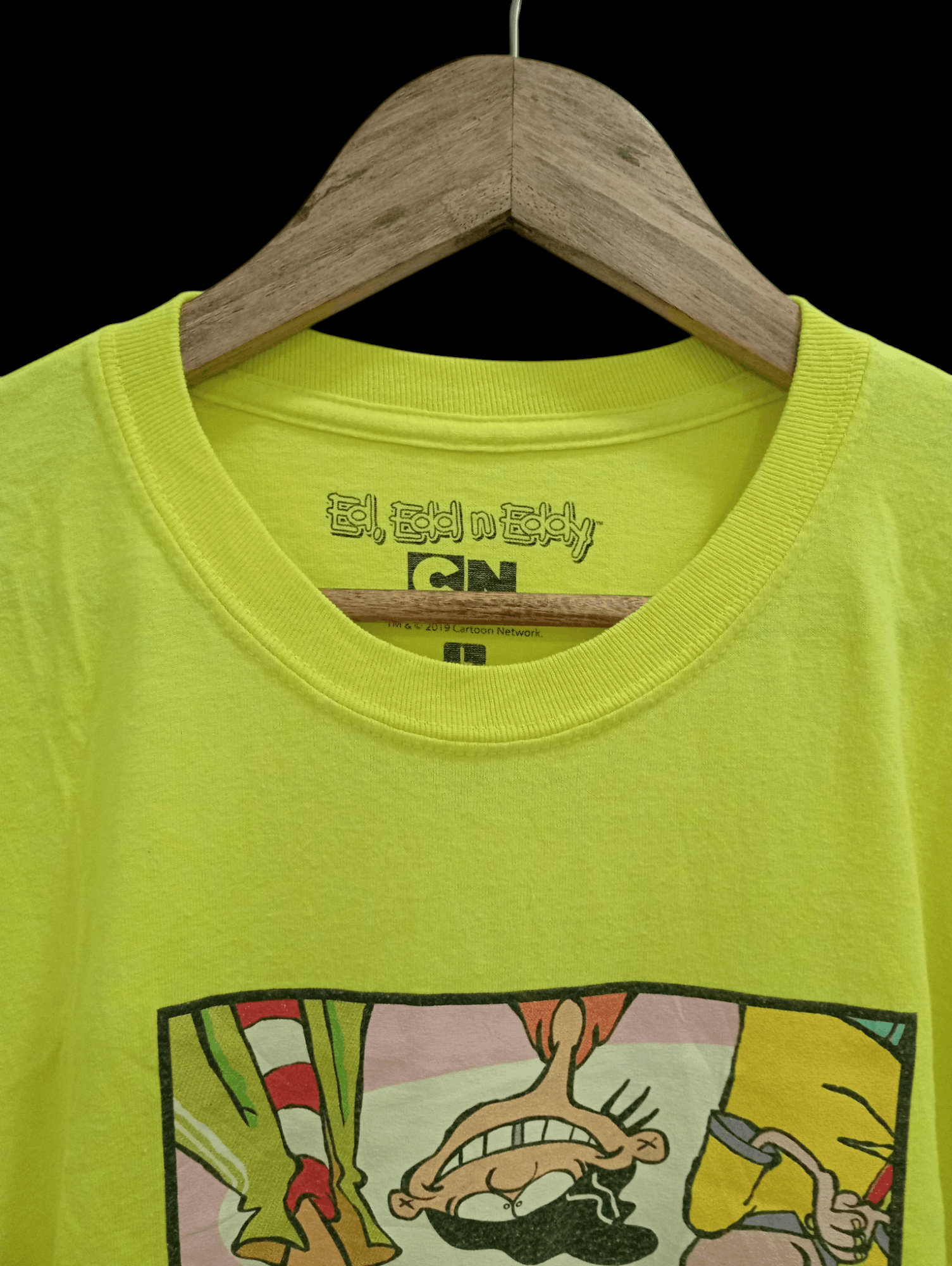 Cartoon Network × Vintage 🔥🔥Ed,Edd N Eddy Don't Be An Ed-iot LS T-Shirt Size US L / EU 52-54 / 3 - 19 Thumbnail