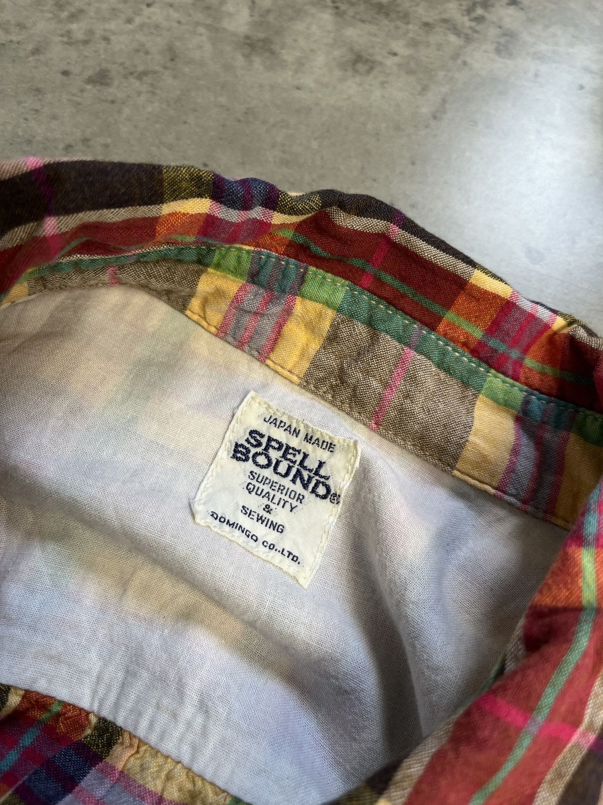 Spellbound Spell Bound Japan Mens Flannel Plaid Shirt Size US M / EU 48-50 / 2 - 8 Thumbnail
