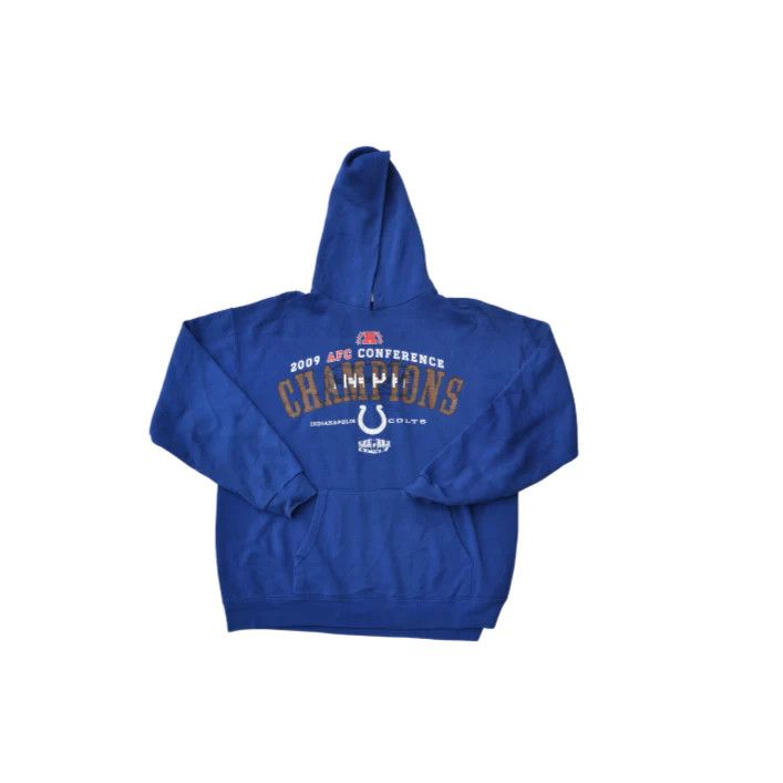 Vintage Indianapolis Colts 2009 Conference Champions Hoodie Size US M / EU 48-50 / 2 - 1 Preview