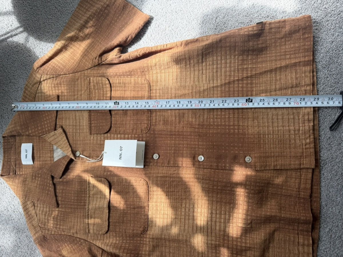 NN07 Daniel linen cotton camp collar shirt Size US M / EU 48-50 / 2 - 3 Thumbnail