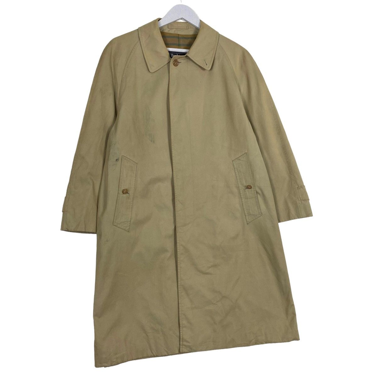 Burberry × Vintage 💥90s BURBERRYS NOVA CHECK TRENCH COAT Size US M / EU 48-50 / 2 - 4 Thumbnail