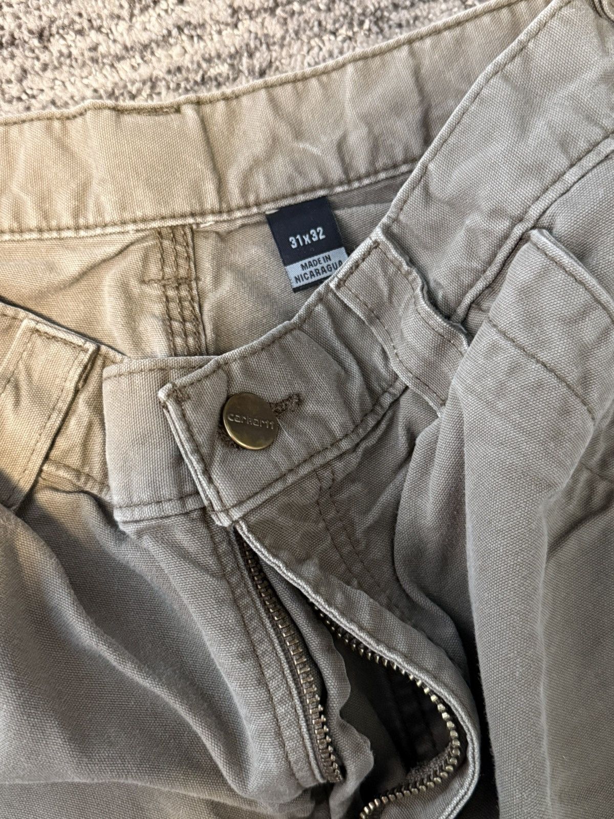 Carhartt Carrhart pants wore twice Size US 31 - 3 Thumbnail