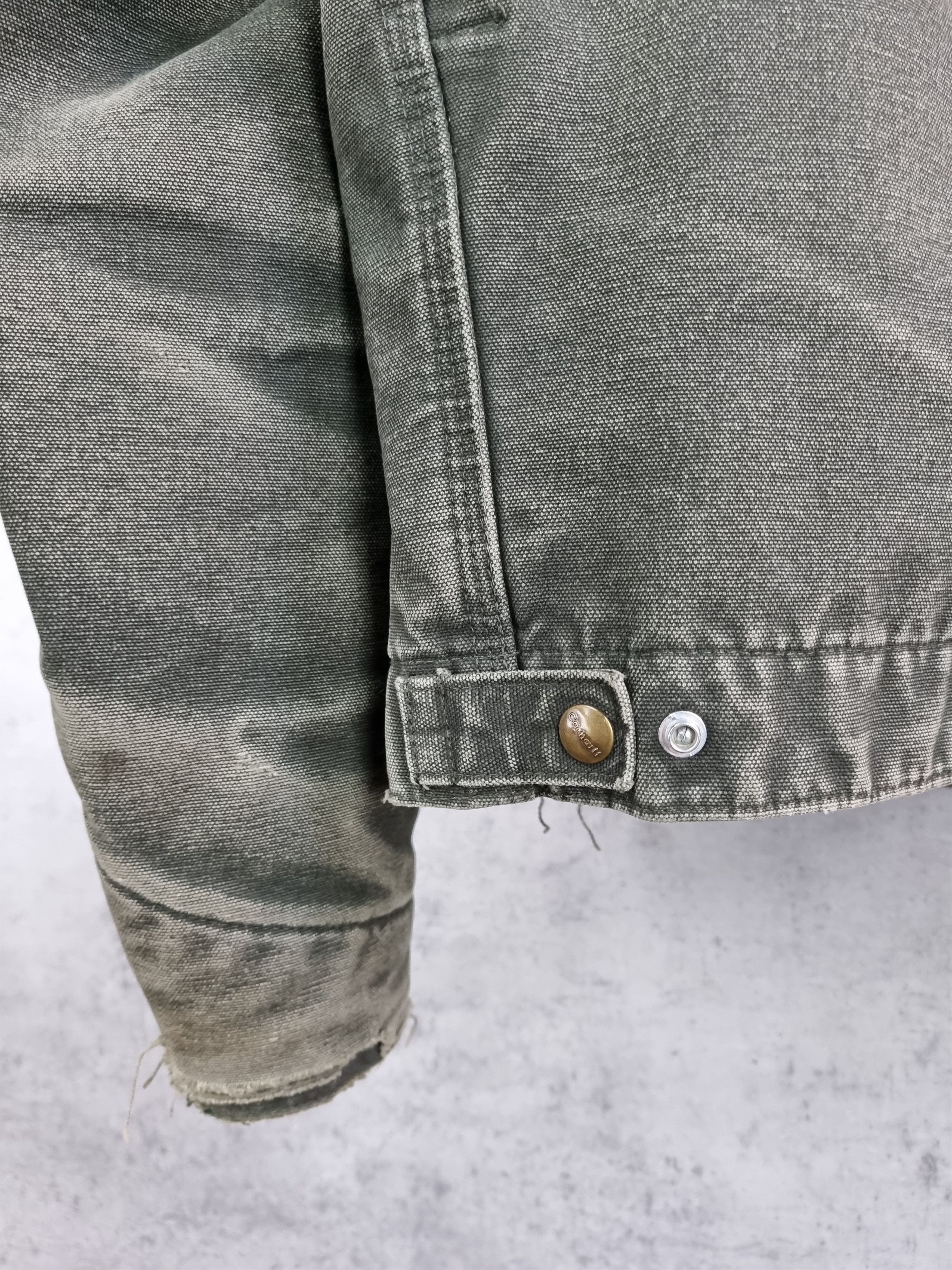 Carhartt Carhartt Distressed Ripped Faded Dirty Rare Jacket Size US XL / EU 56 / 4 - 18 Thumbnail