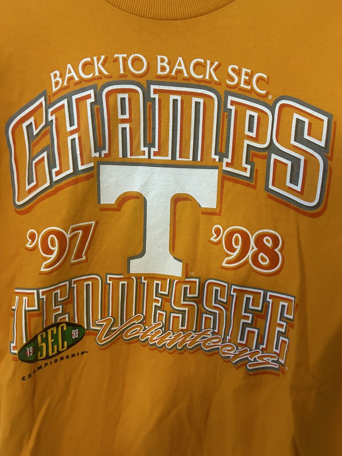 Pro Player Tennessee Volunteers back to back SEC Champions 97 98 Size US XL / EU 56 / 4 - 2 Thumbnail