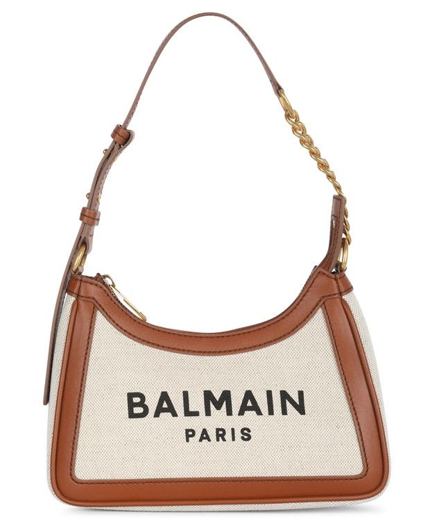 Balmain 1945 SOFT MOON BAG-GRID QUILTED NYLON | Grailed