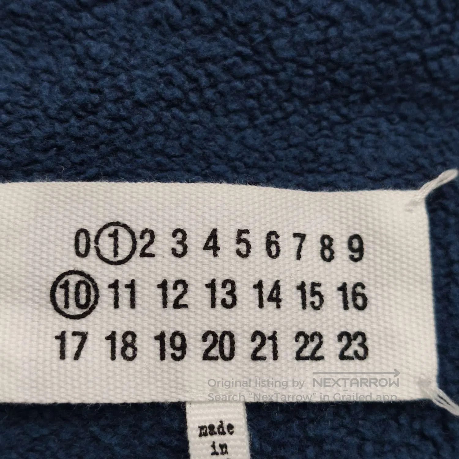 Maison Margiela Maison Margiela Cotton Embroidered Logo Sweatshirt M. Size US M / EU 48-50 / 2 - 5 Thumbnail