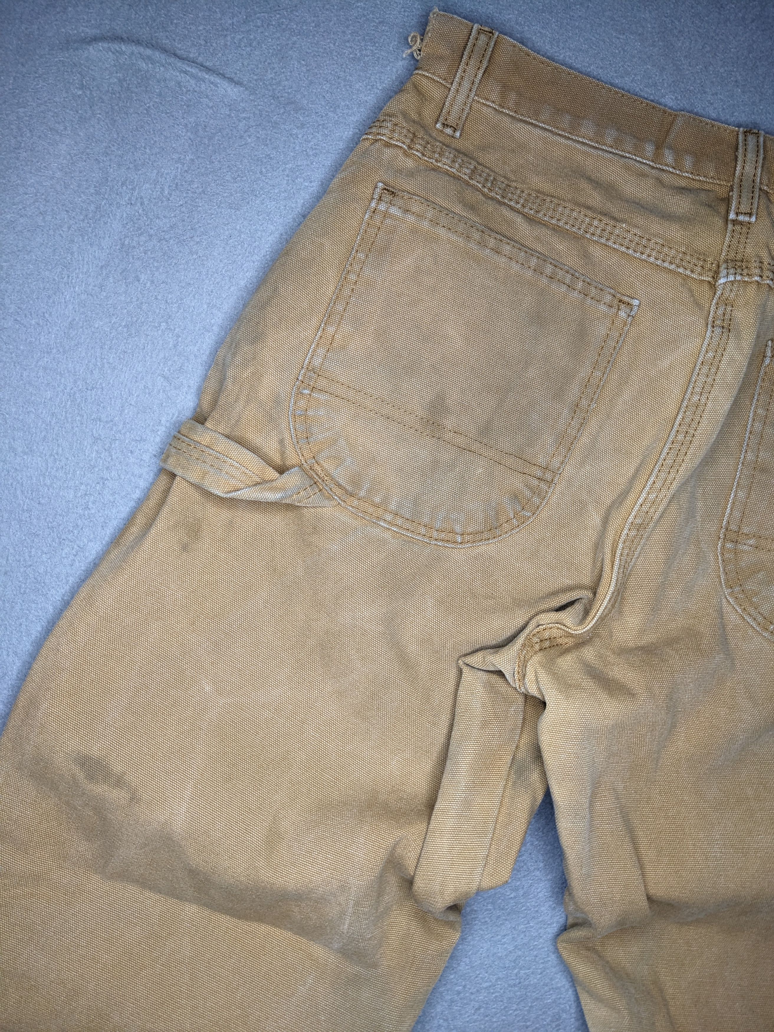 Dickies Dickies Carpenter Pants 30x30 Canvas Beige Distressed Faded Size US 30 / EU 46 - 5 Thumbnail