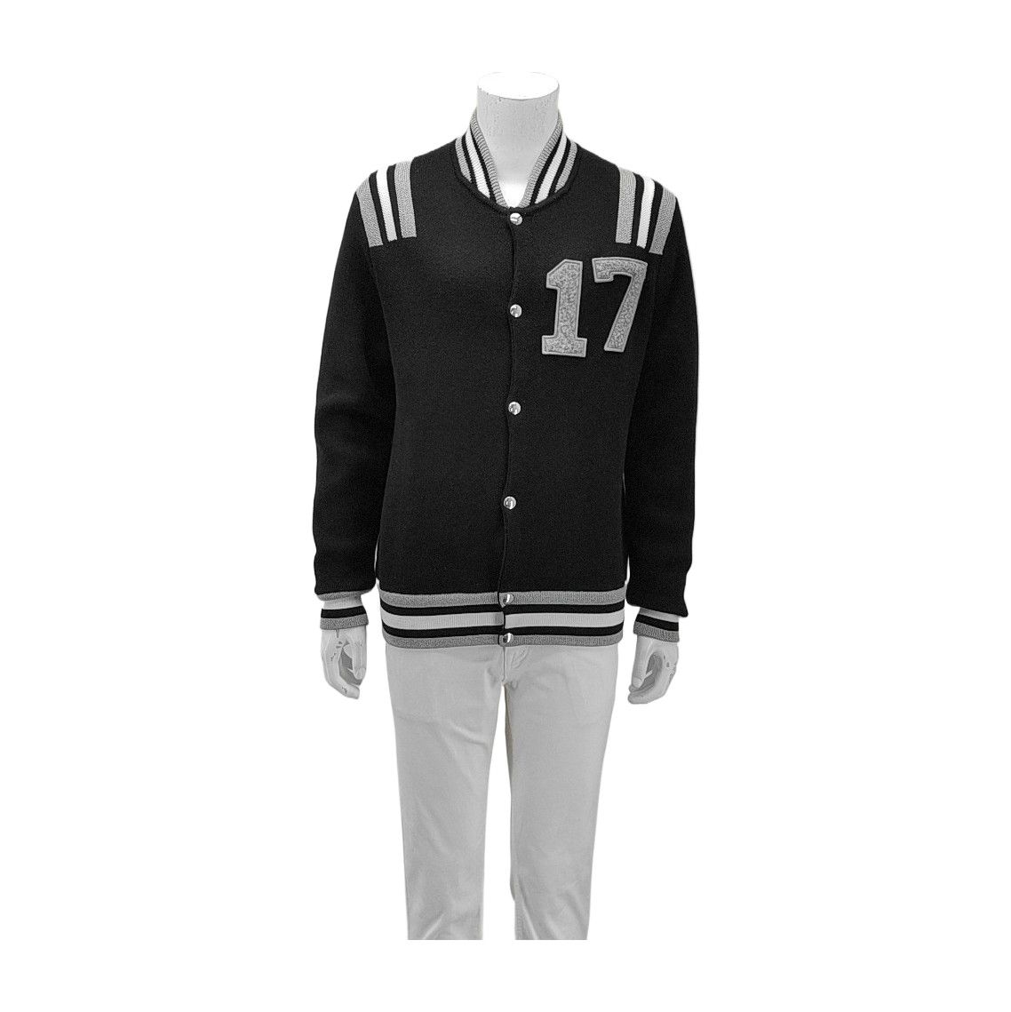 Givenchy Givenchy 17 Patch Varsity Knit Jacket Size L Size US L / EU 52-54 / 3 - 1 Thumbnail