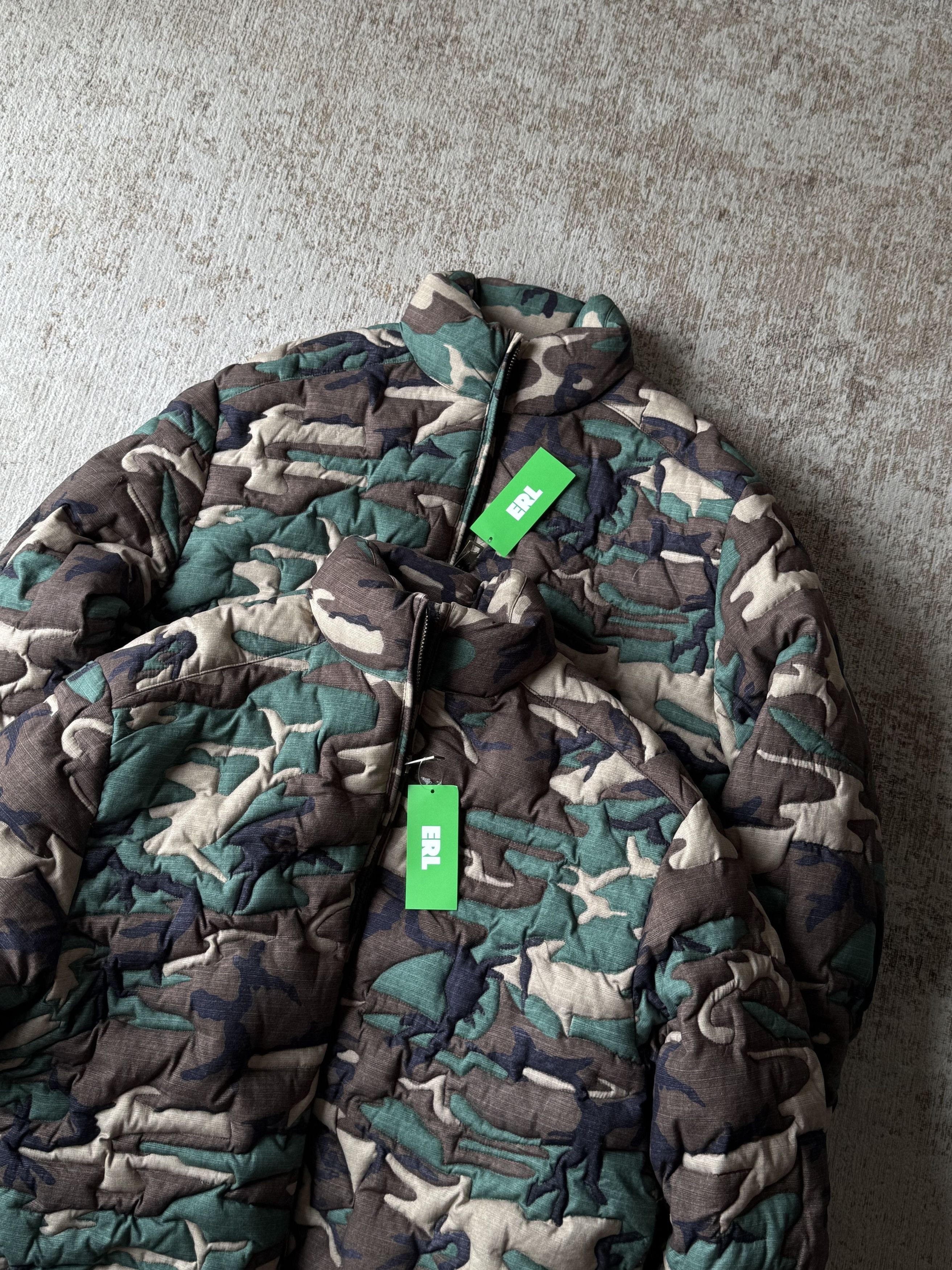 ERL ERL Camouflage Quilted Down Jacket | Size S Size US S / EU 44-46 / 1 - 15 Thumbnail