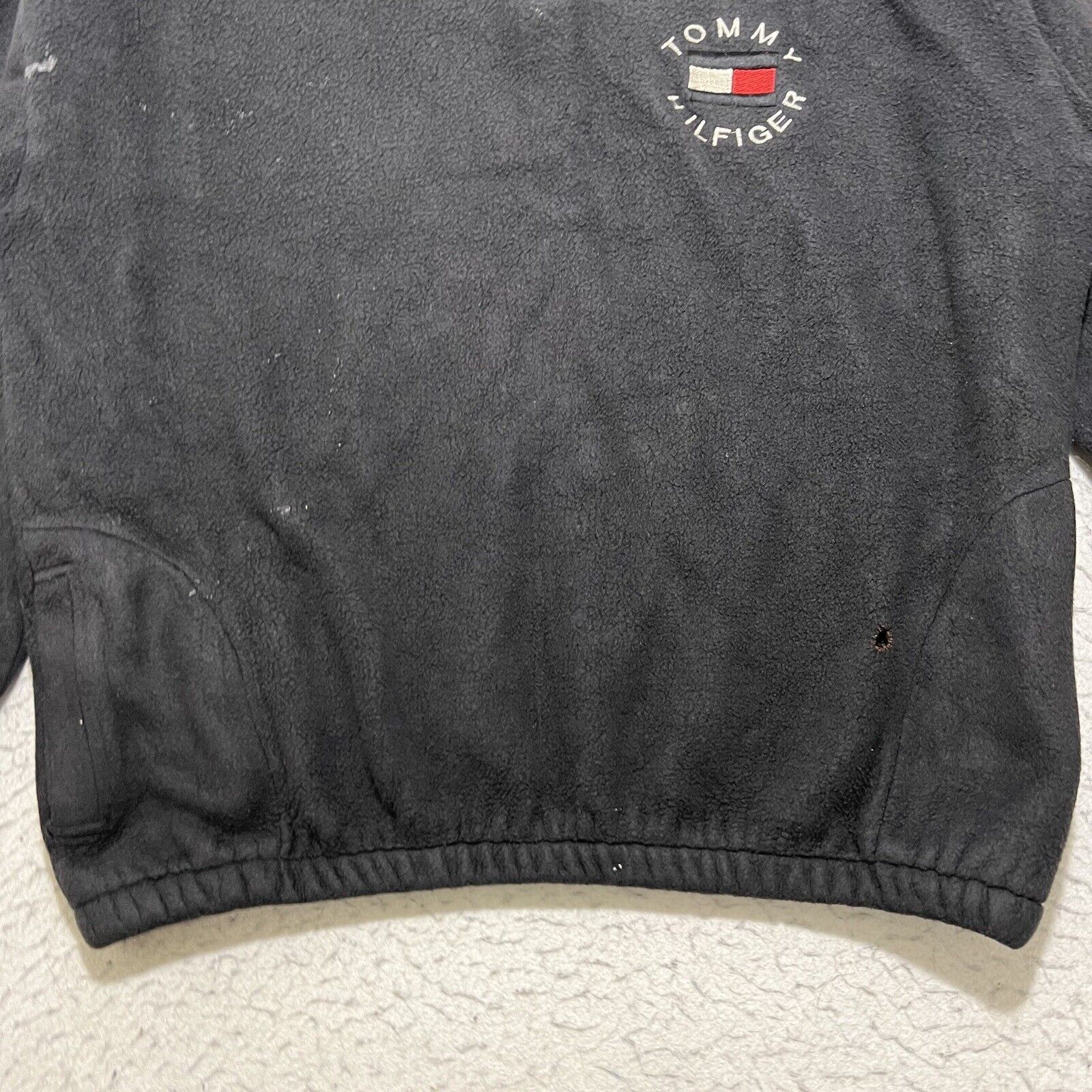 Tommy Hilfiger Vtg Tommy Hilfiger Fleece Heavyweight Pullover Sweatshirt Size US XL / EU 56 / 4 - 6 Thumbnail