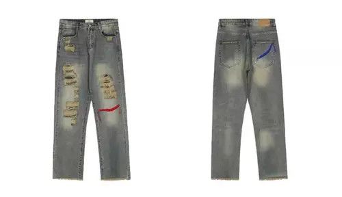 VIBE High Street Hip Hop Heavy Wash Ripped Jeans Size US 32 / EU 48 - 8 Thumbnail