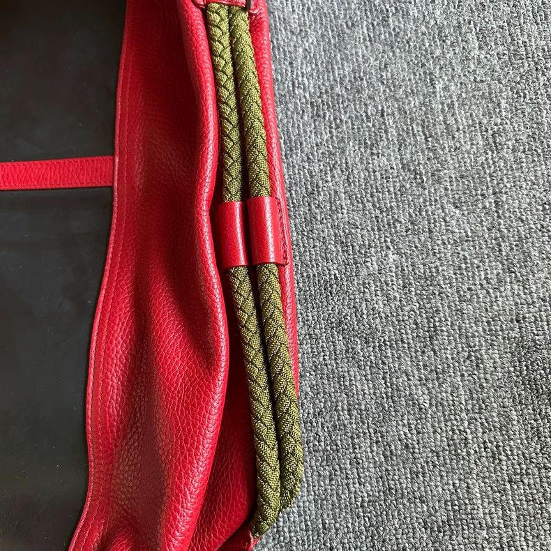 Armani Armani Dark red and black color matching crossbody shoulde Size ONE SIZE - 3 Thumbnail
