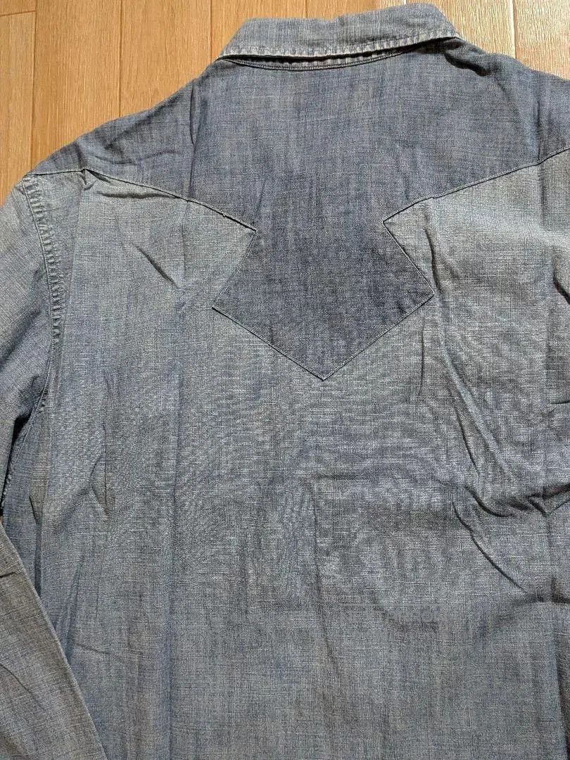 RRL Ralph Lauren RRL Double RL Vintage Western Denim Shirt. Size US XL / EU 56 / 4 - 4 Thumbnail
