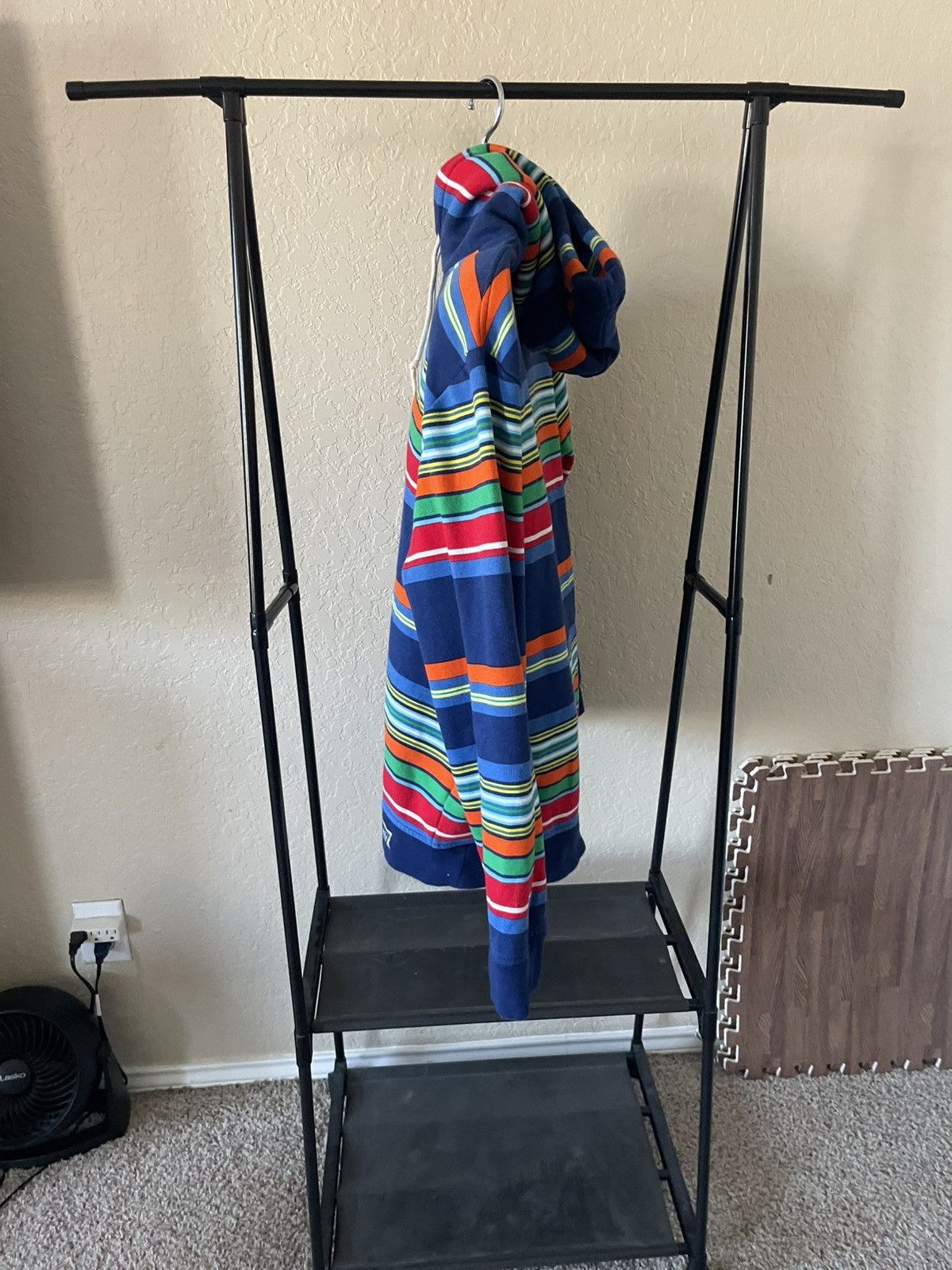 Polo Ralph Lauren Striped Pullover Hoodie Size US XL / EU 56 / 4 - 8 Thumbnail