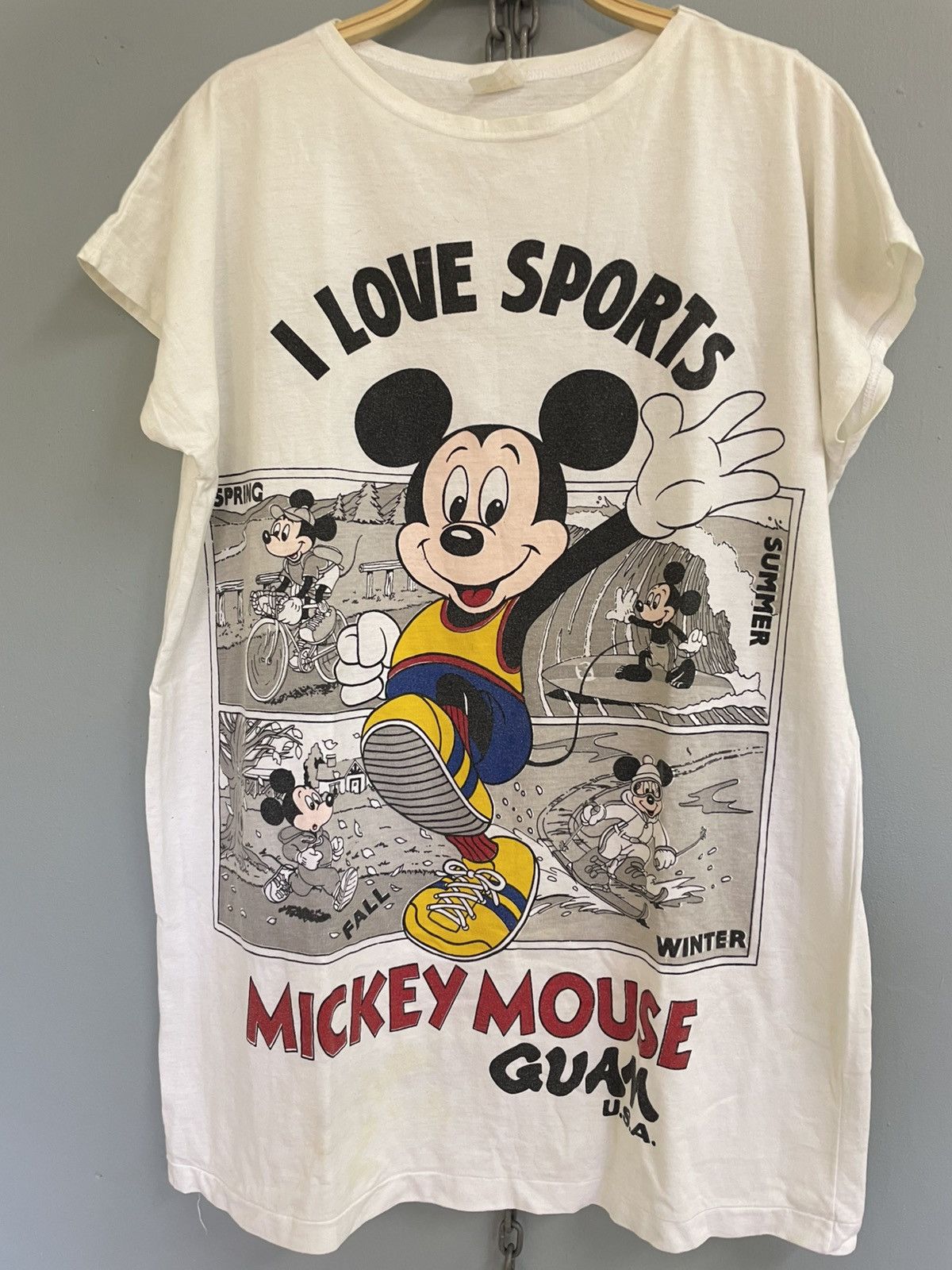 Disney Vintage 90s Mickey Mouse sleeveless t shirt Size XL / US 12-14 / IT 48-50 - 3 Thumbnail