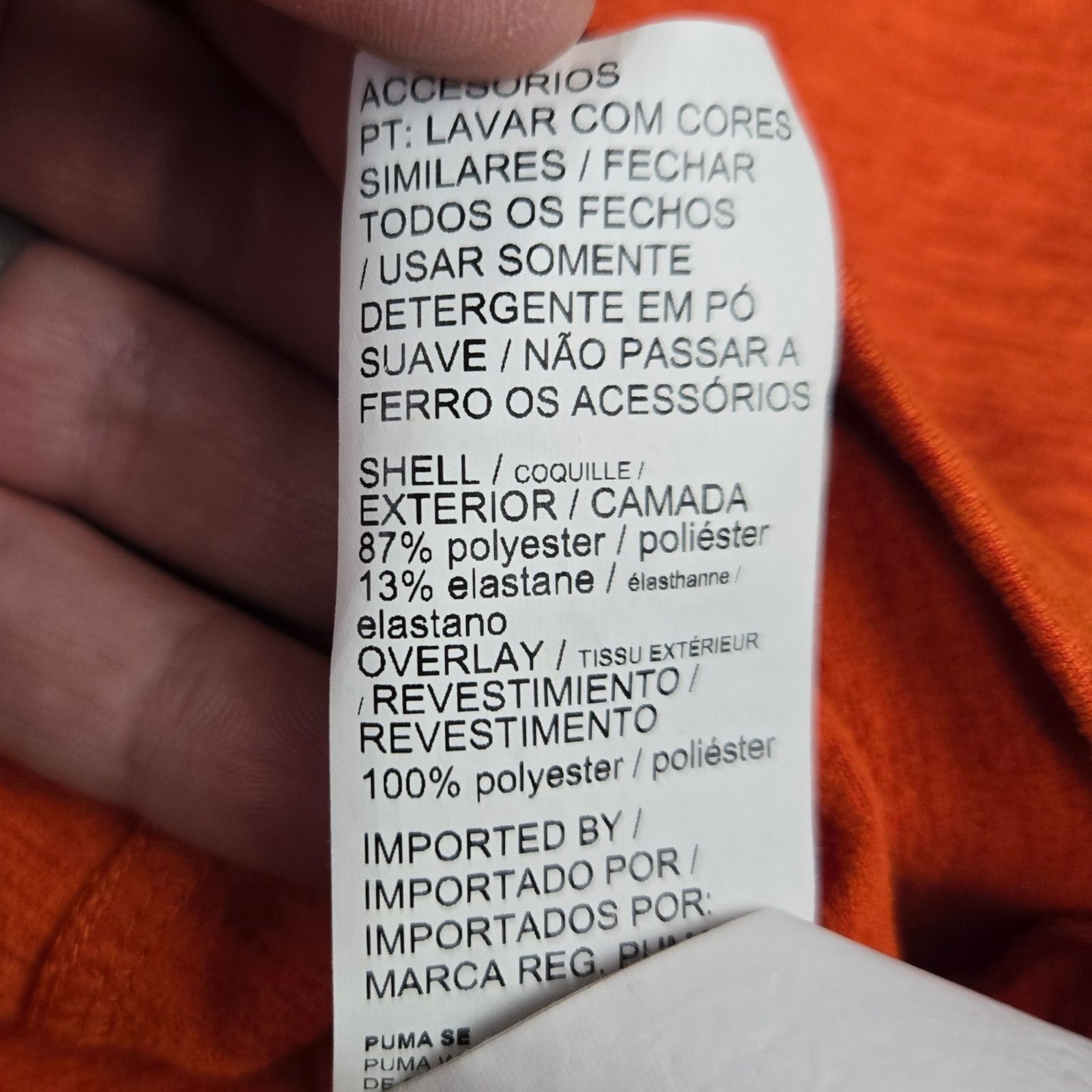 Puma Puma Orange Running Active Sweatshirt Size Medium Size US M / EU 48-50 / 2 - 8 Thumbnail
