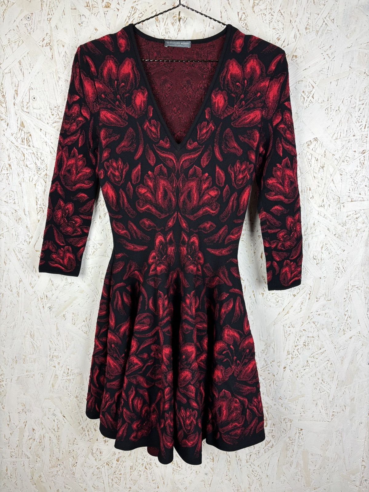 Alexander McQueen Alexander Mcqueen Floral Print Flare Mini Dress XS Size XS / US 0-2 / IT 36-38 - 3 Thumbnail