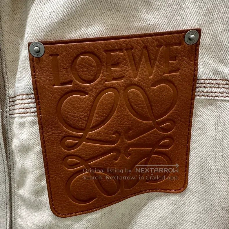 Loewe Loewe Diamond Pattern Logo Patch Leather Vest Size XS / US 0-2 / IT 36-38 - 6 Thumbnail