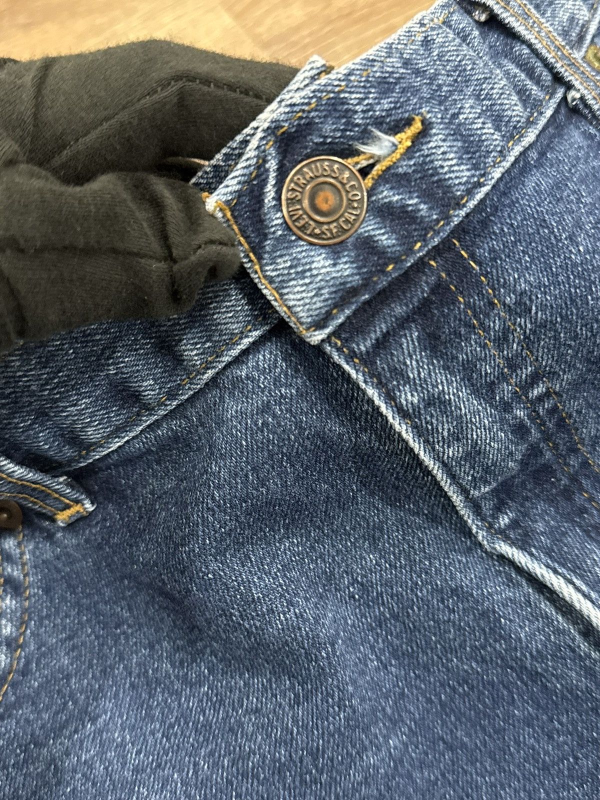 Levi's Vintage Clothing Vintage Levi’s 292 High Waisted Tapered Zip Ankle Jeans 90s Size 40" / US 18 - 6 Thumbnail