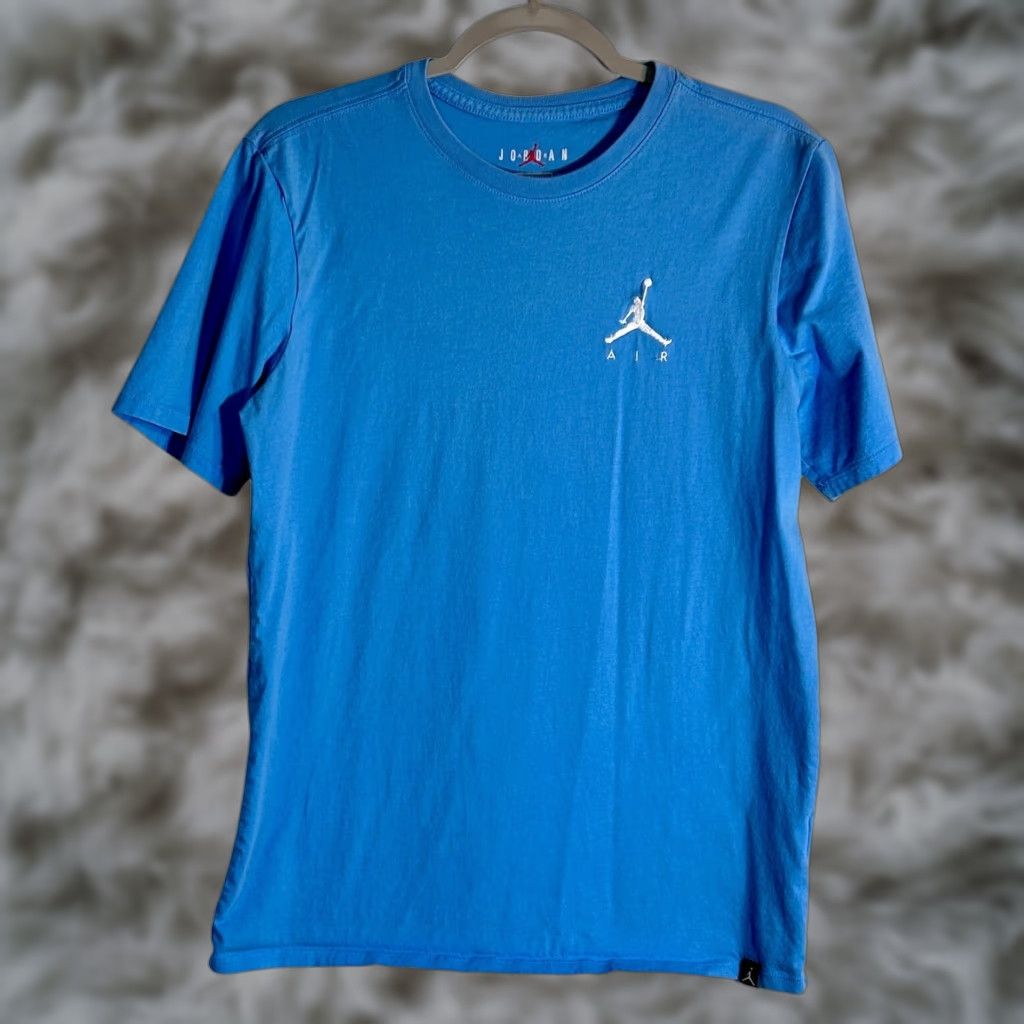 Nike Nike T-Shirt Men Medium Blue Jumpman Embroidered Crew Neck Short Sleeve Standard Fit Tee Size US S / EU 44-46 / 1 - 1 Thumbnail
